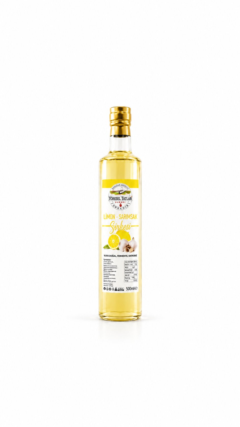 LİMON SARIMSAK SİRKESİ 500 ML