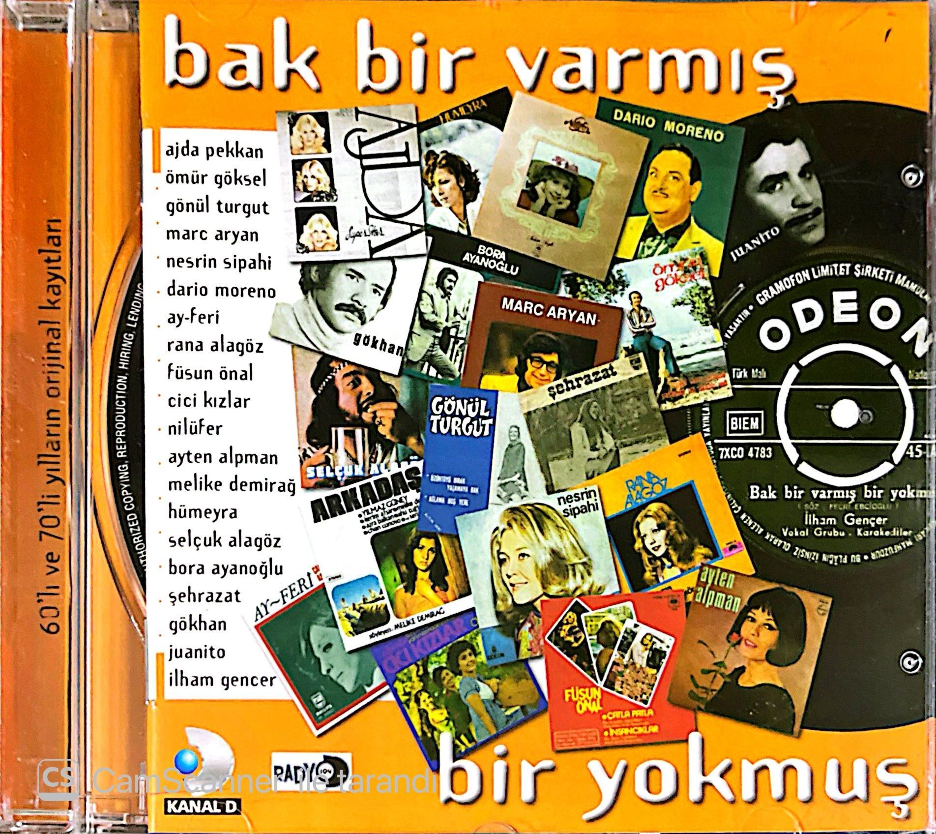 Bak Bir Varmış Bir Yokmuş (60'lı ve 70'li Yılların Orijinal Kayıtları) CD