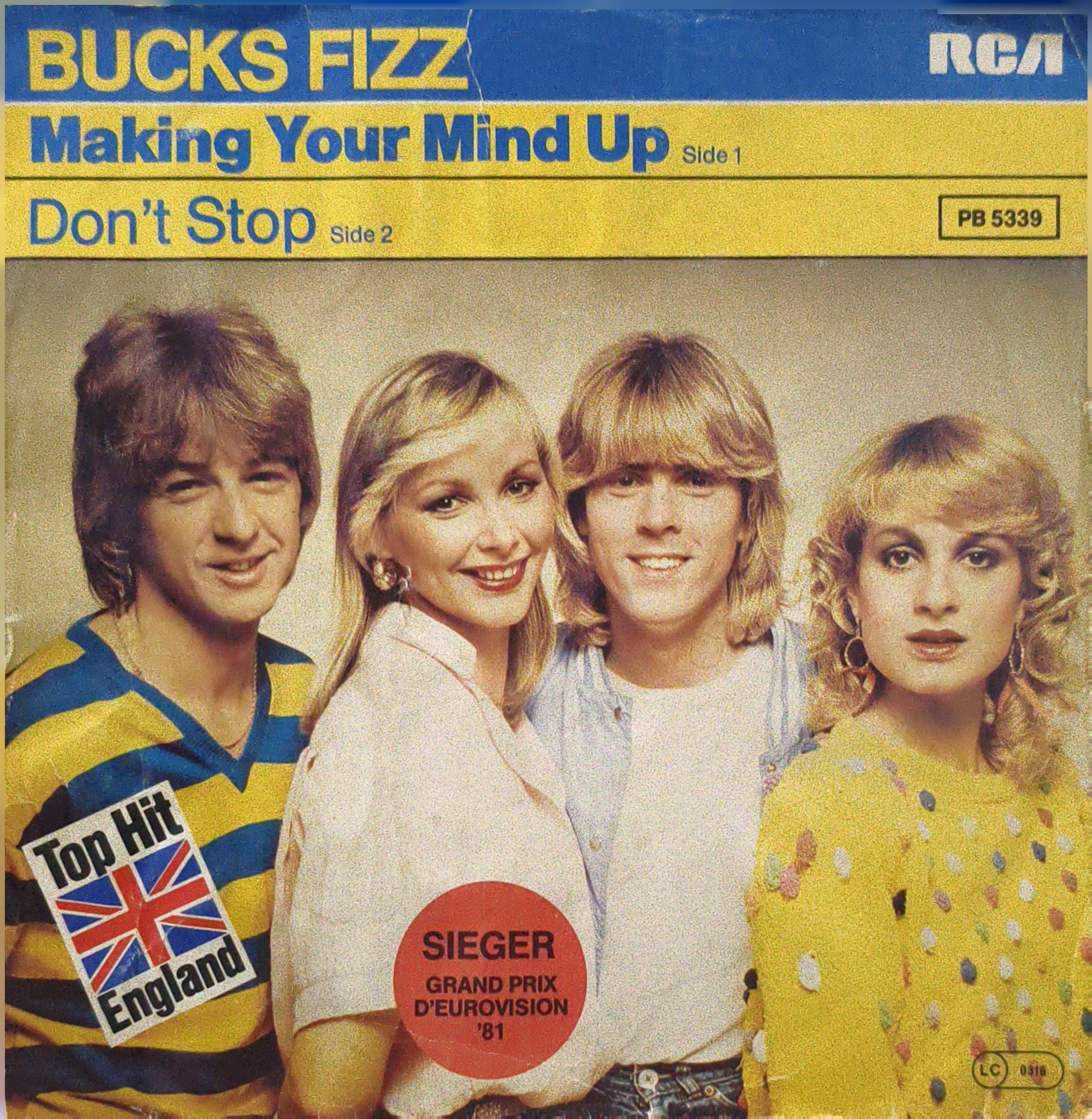 Bucks Fizz – Making Your Mind Up 45 LİK PLAK 