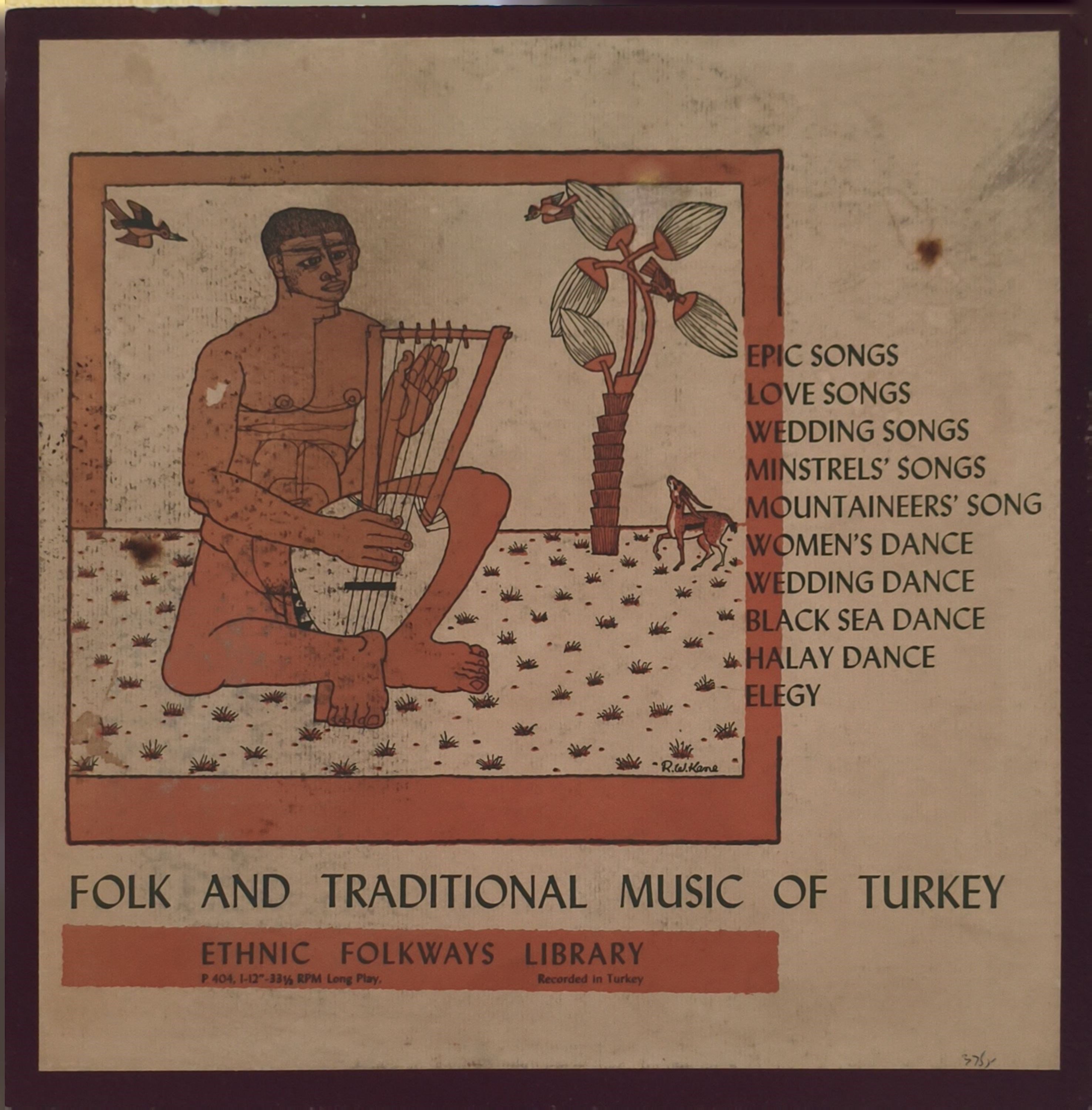 Burmese Folk And Traditional Music LP PLAK 