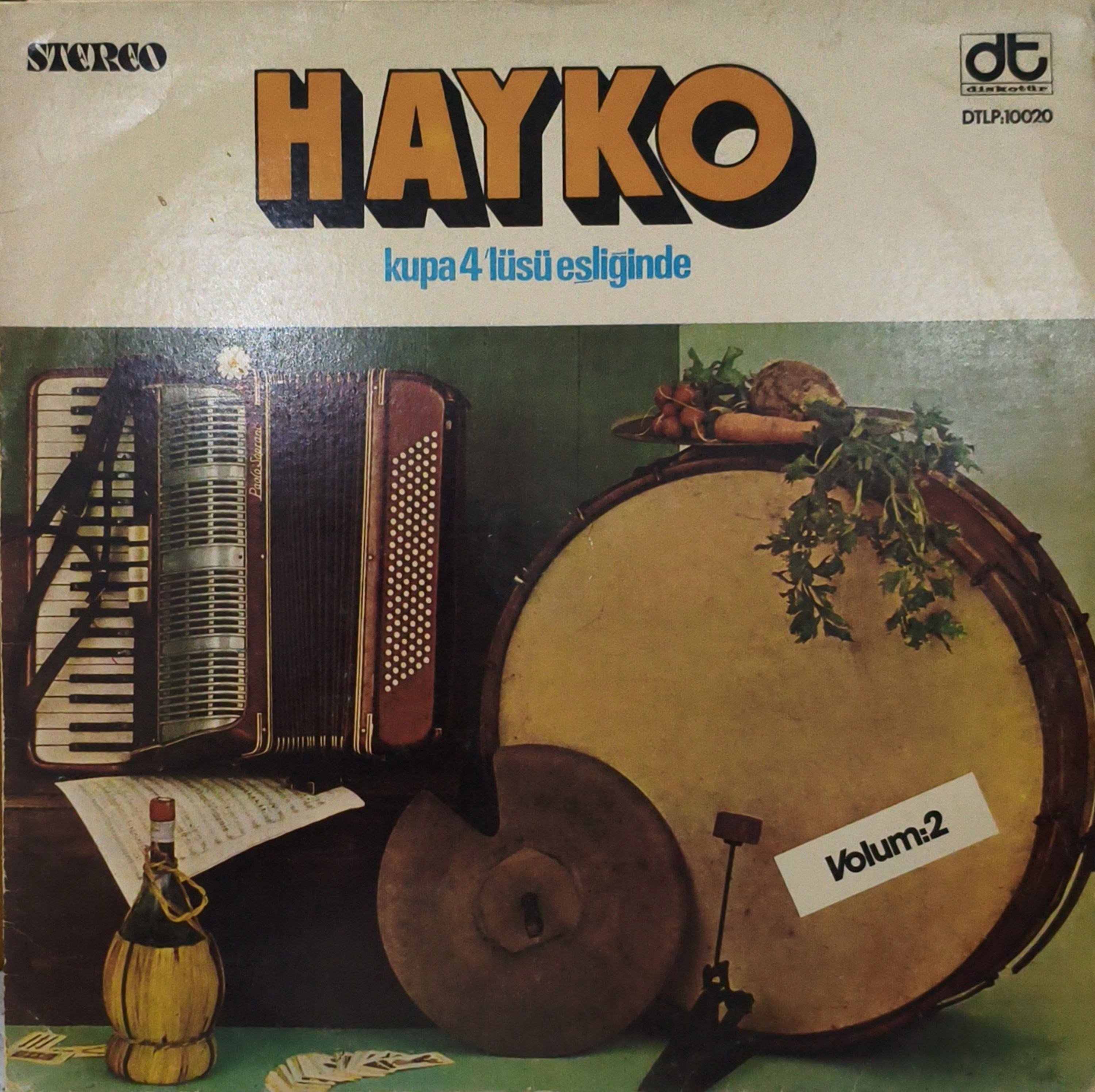 Hayko Kupa 4'lüsü Eşliğinde Volum: 2 LP PLAK 