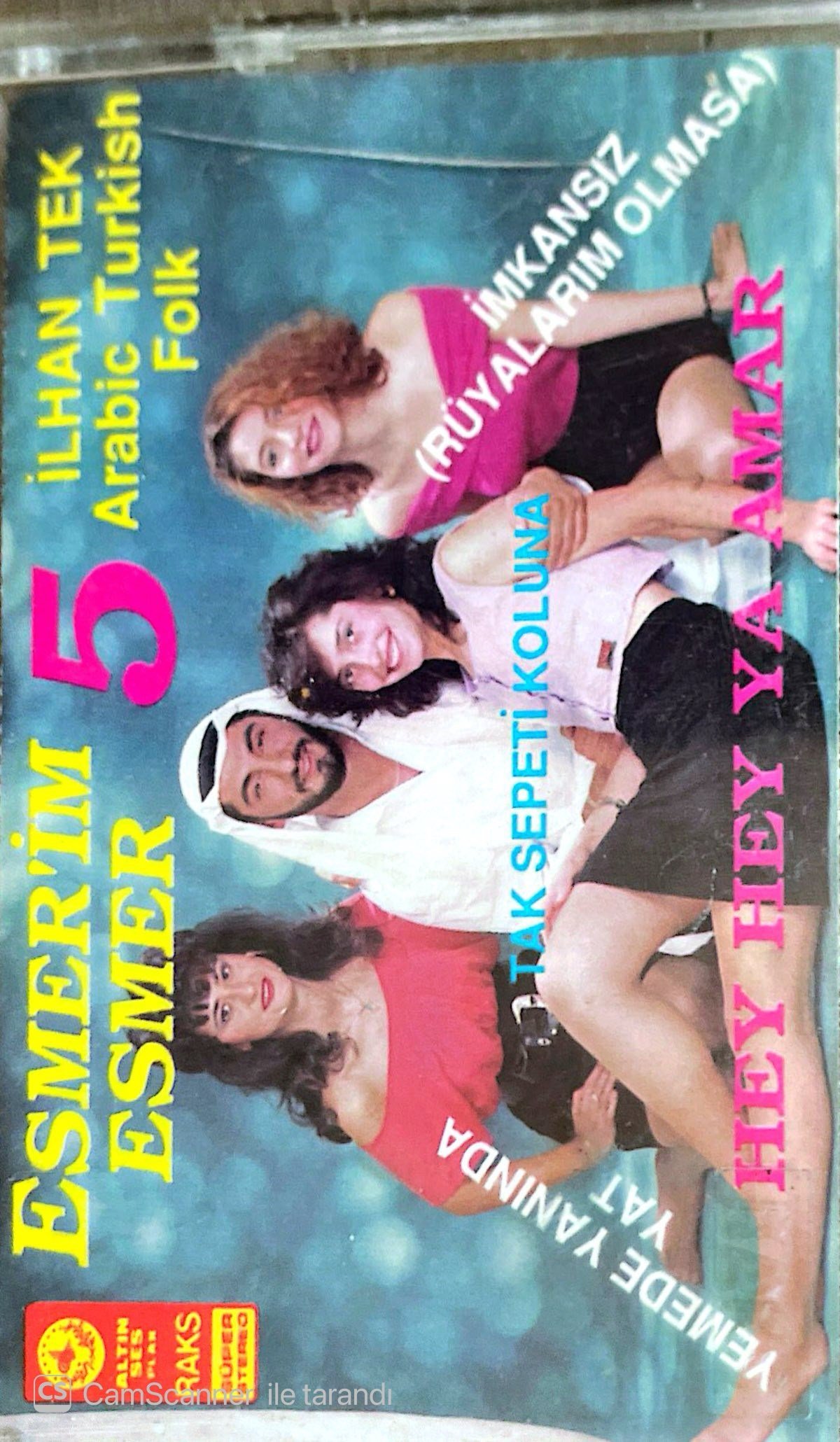 İlhan Tek - Esmer'im Esmer 5 (Hey Hey Ya Amar / Arabic Turkish Folk) KASET