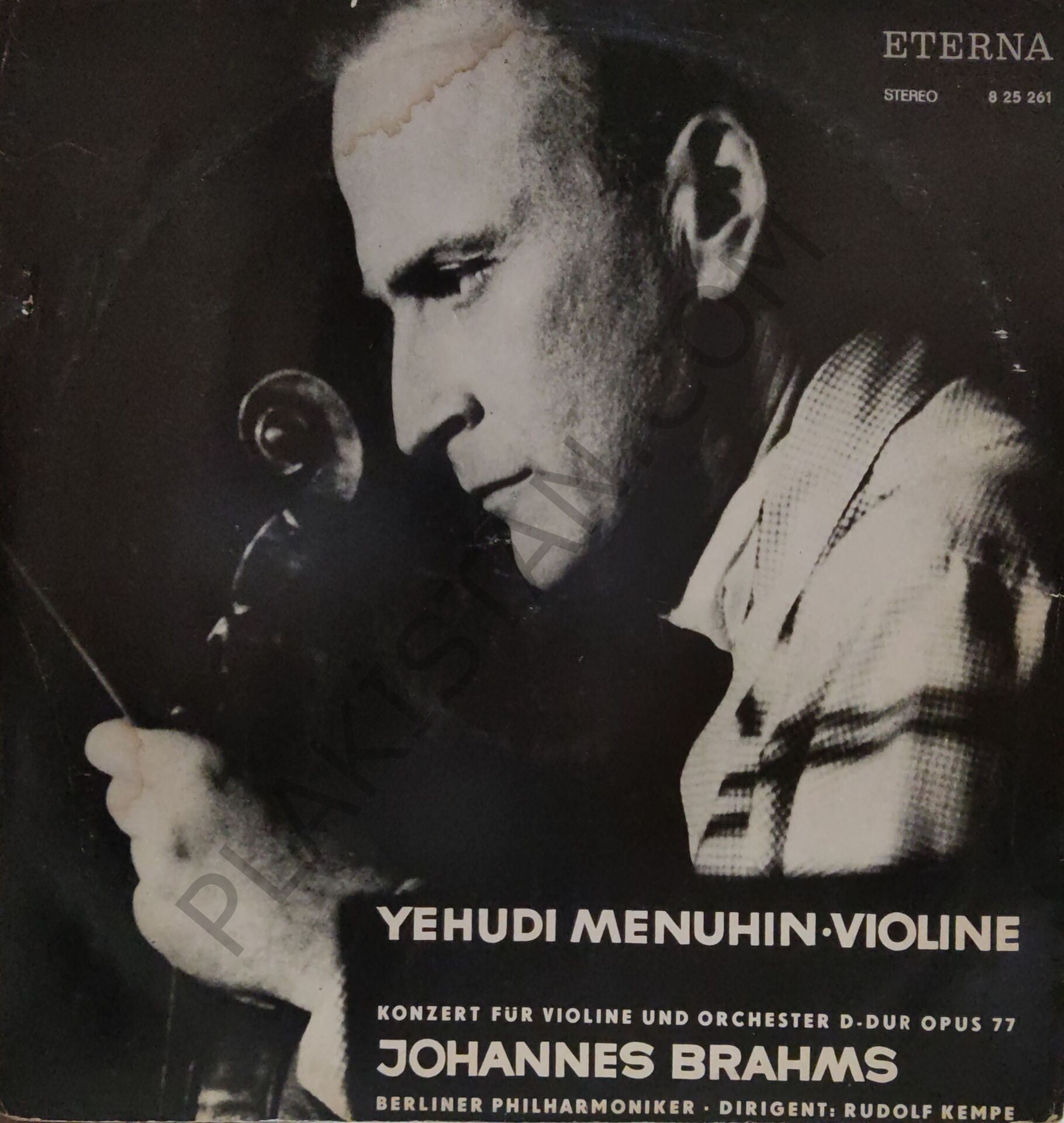 Johannes Brahms - Yehudi Menuhin / Berliner Philharmoniker / Rudolf Kempe – Konzert Für Violine Und Orchester D-Dur Opus 77 LP PLAK