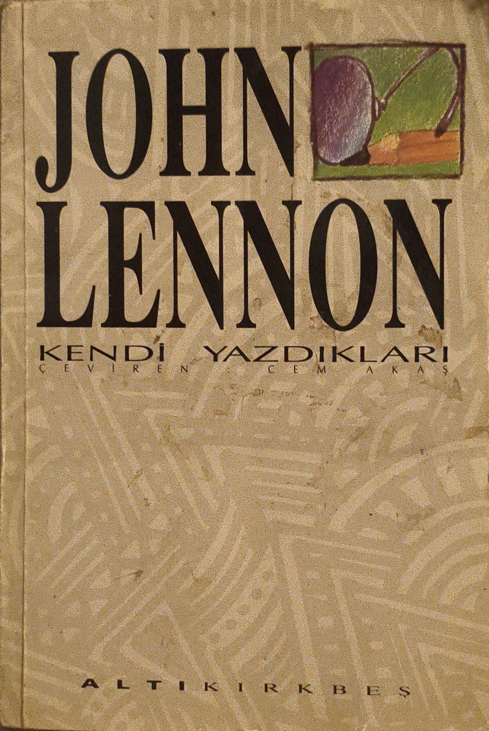 John Lennon Kendi Yazdıkları KİTAP 