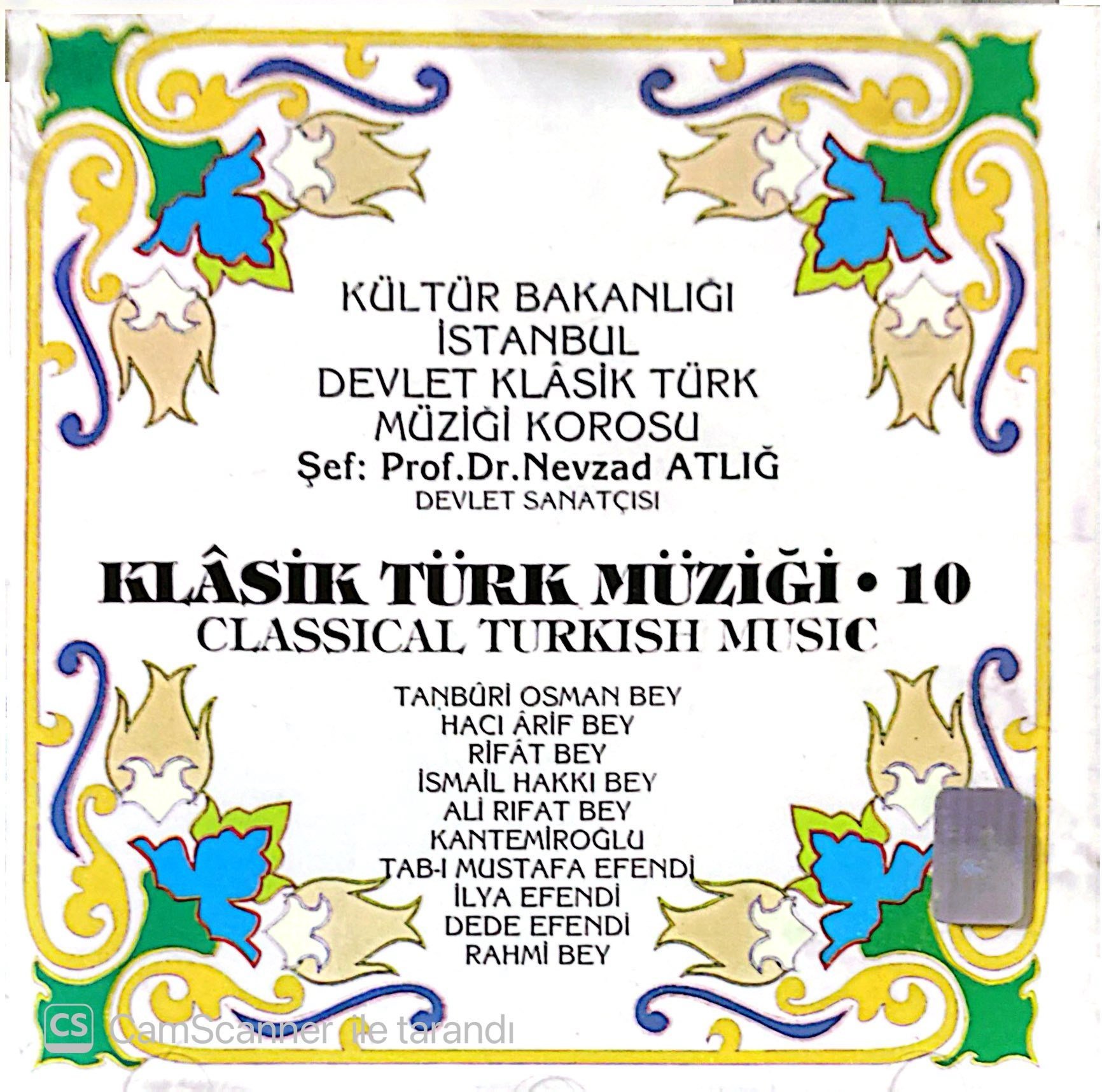 Klâsik Türk Müziği 10 (Classical Turkish Music) CD