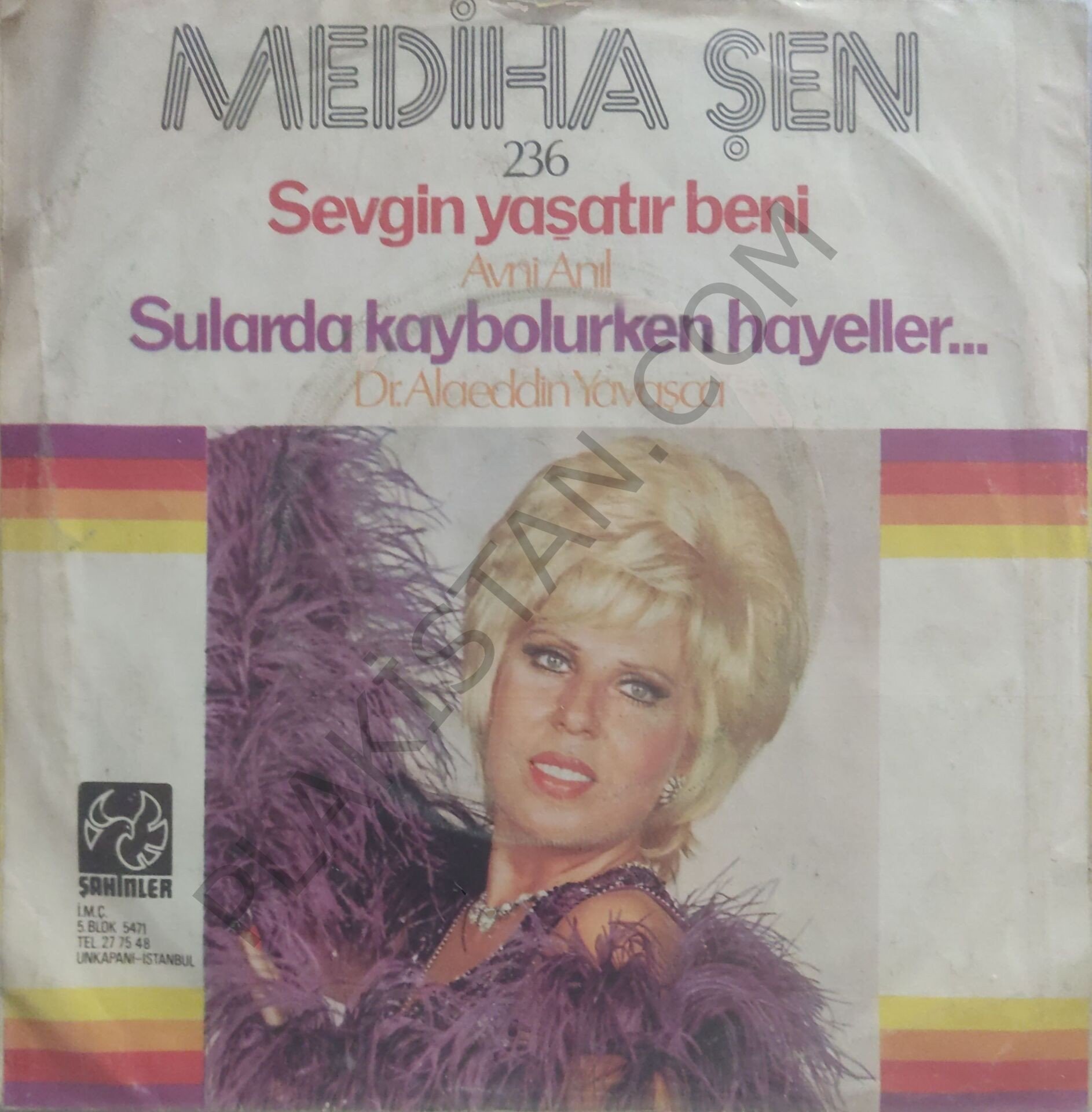 Mediha Şen Sevgin Yaşatır Beni 45lik