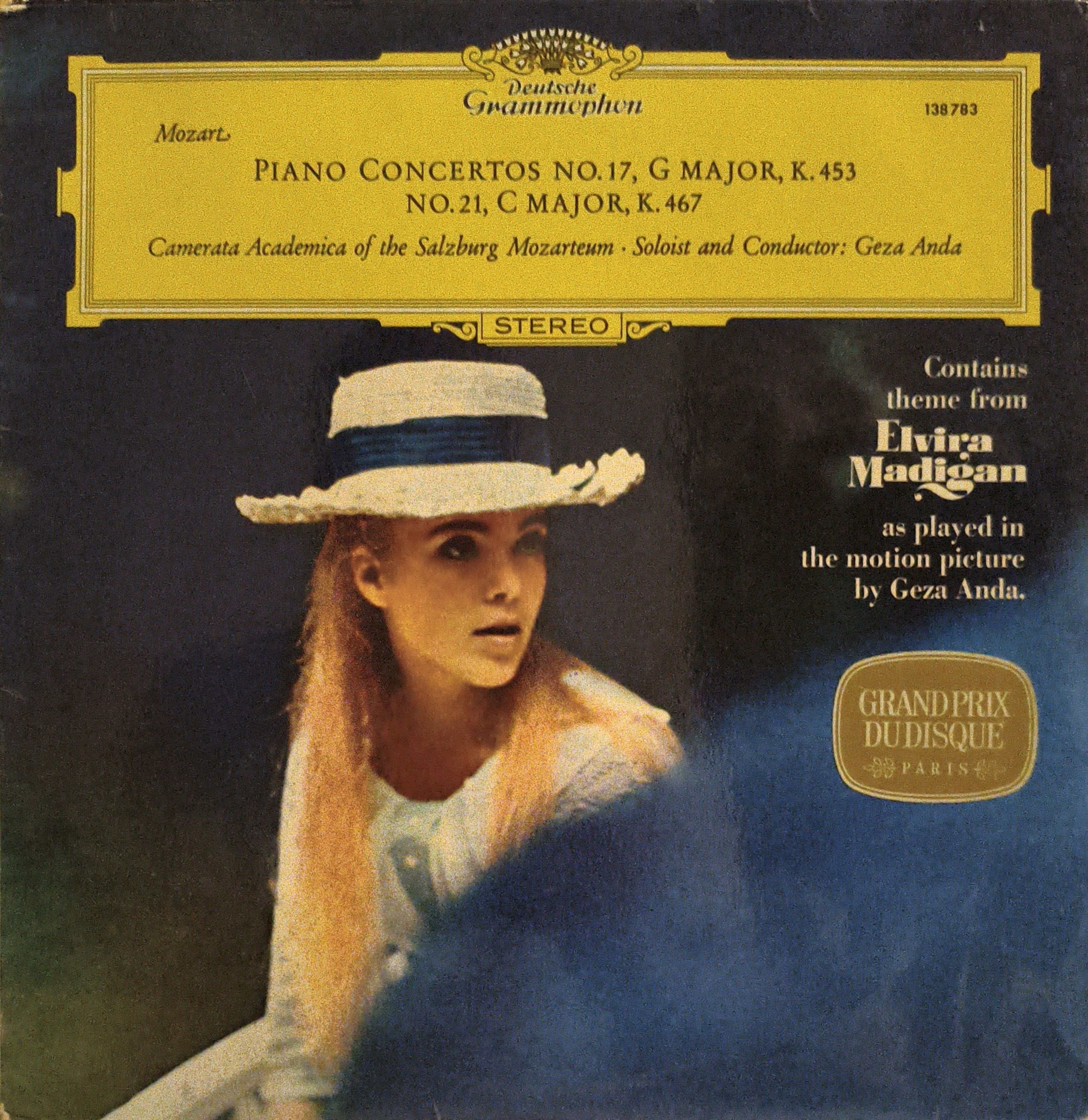 Mozart*, Camerata Academica Des Salzburger Mozarteums*, Géza Anda – Klavierkonzerte · Piano Concertos (G-Dur / In G Major / KV 453 · C-Dur / In C Major / KV 467) LP PLAK 