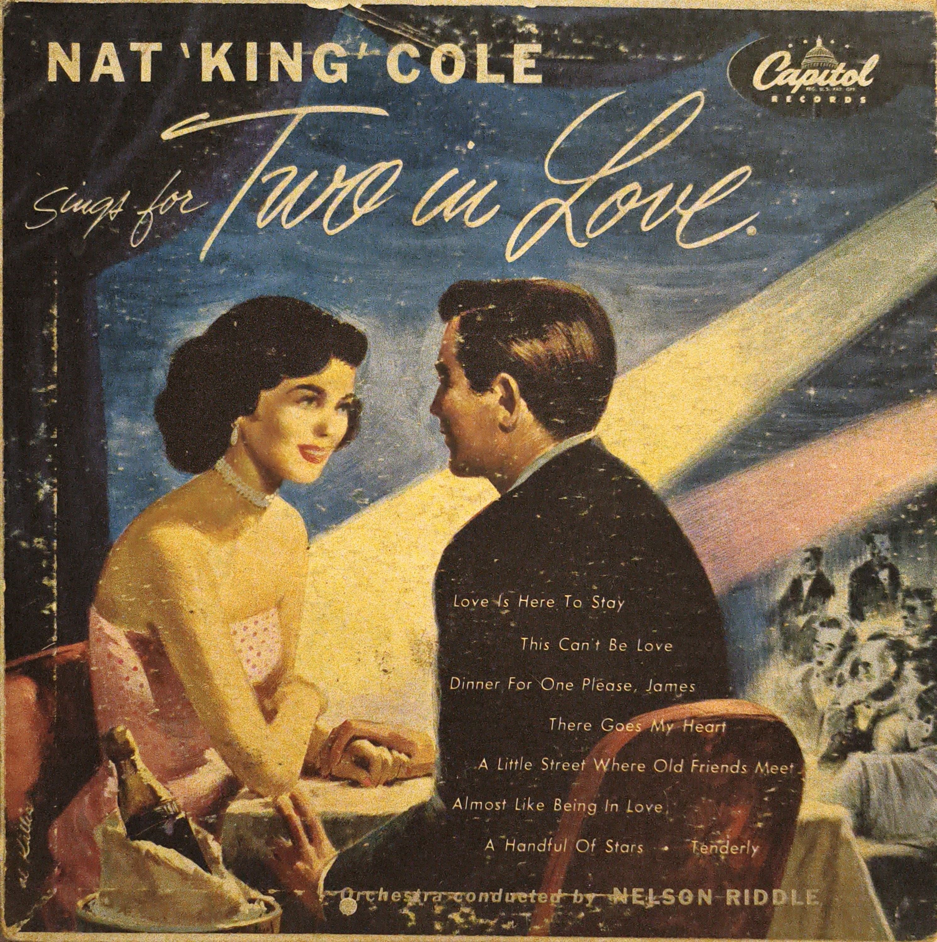 Nat 'King' Cole Sings For Two In Love = Dois LP PLAK 