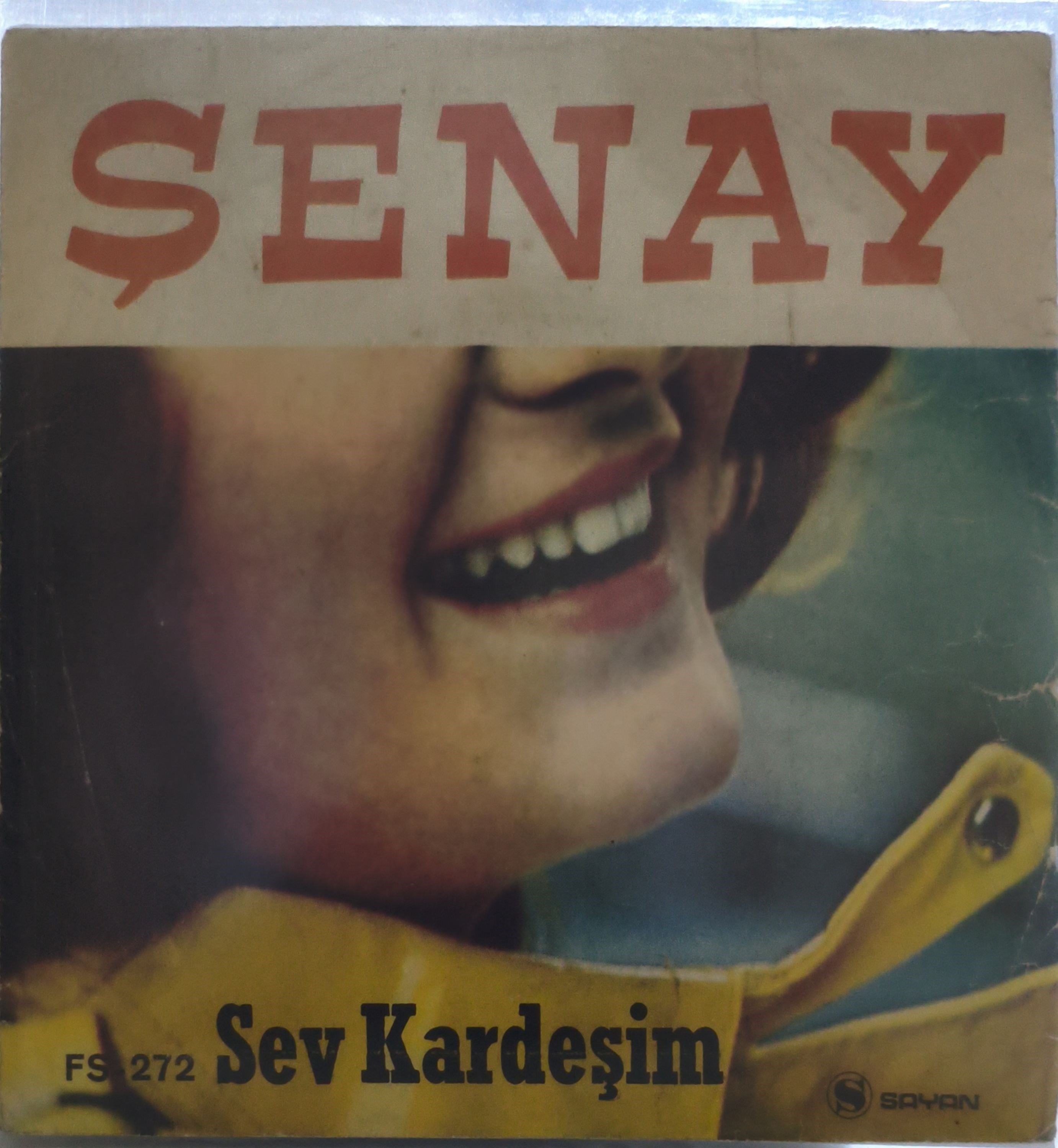 Şenay ( nadir kapak ) Sev kardeşim 45 LİK PLAK 