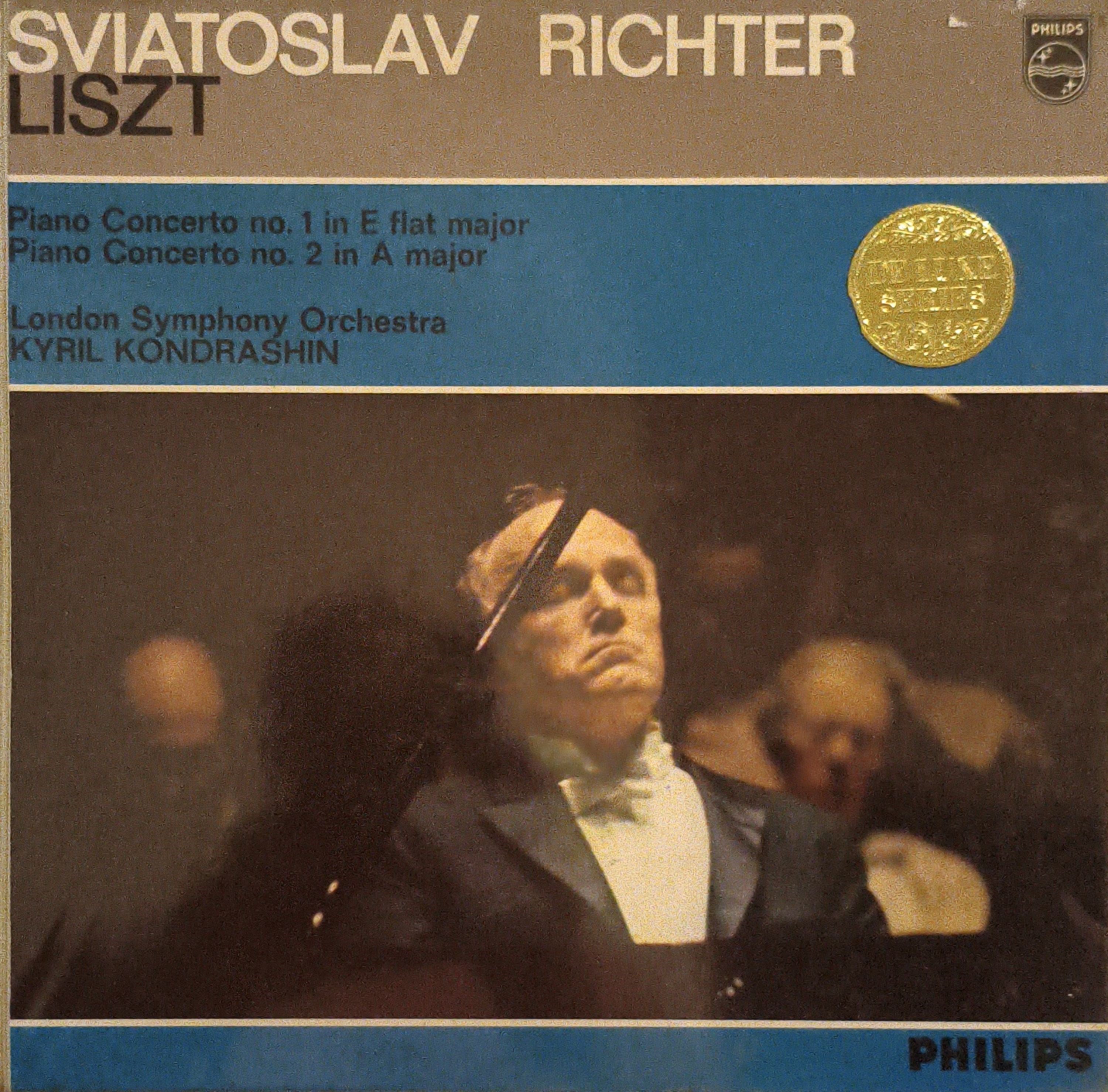 Sviatoslav Richter - Liszt*, London Symphony Orchestra, Kyril Kondrashin* – Klavierkonzert Nr. 1 Es-Dur / Klavierkonzert Nr. 2 A-Dur LP PLAK 