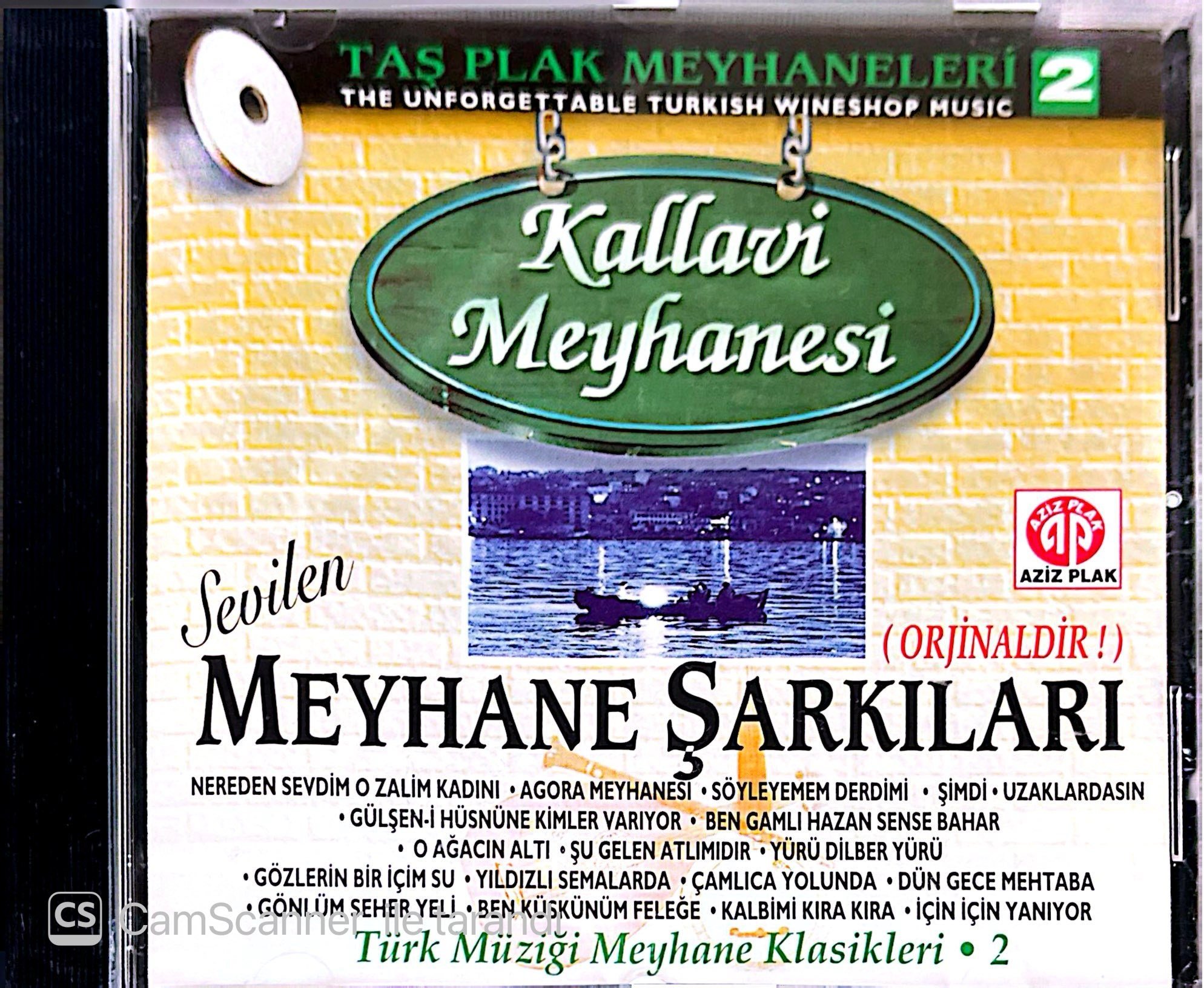 Taş Plak Meyhaneleri 2  Kallavi Meyhanesi / Sevilen Meyhane Şarkıları CD