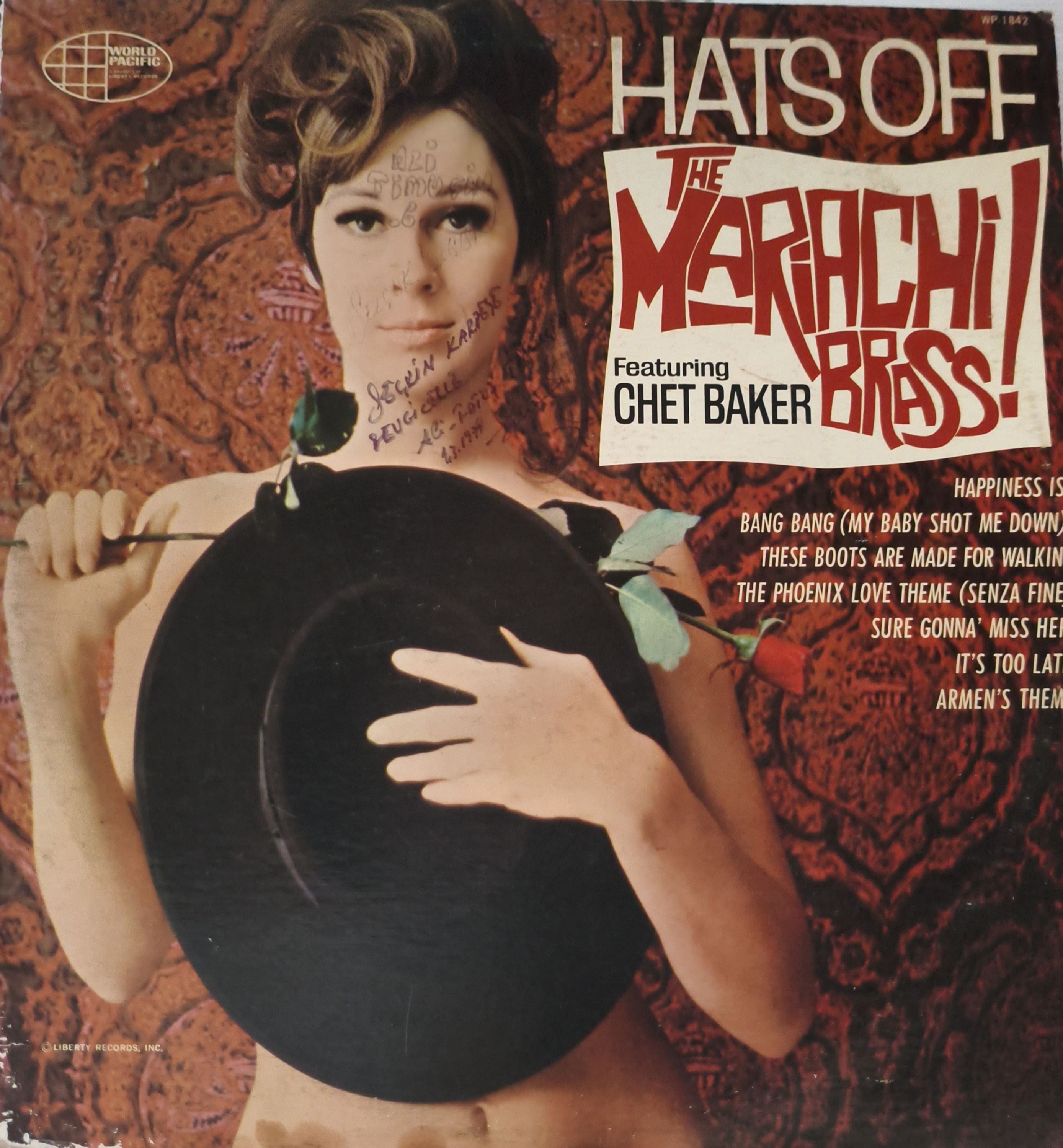 The Mariachi Brass Featuring Chet Baker – Hats Off LP PLAK 