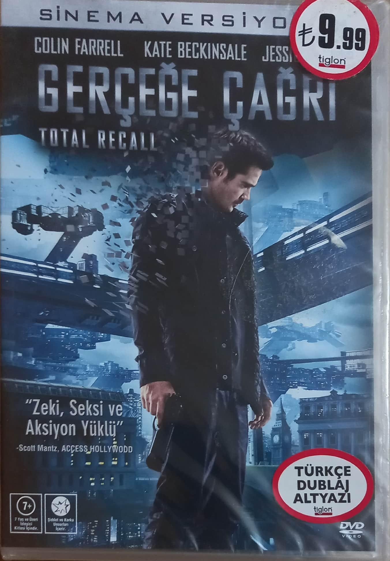 Total Recal / Gerçeğe Çağrı - Ambalajlı Sıfır DVD Film 