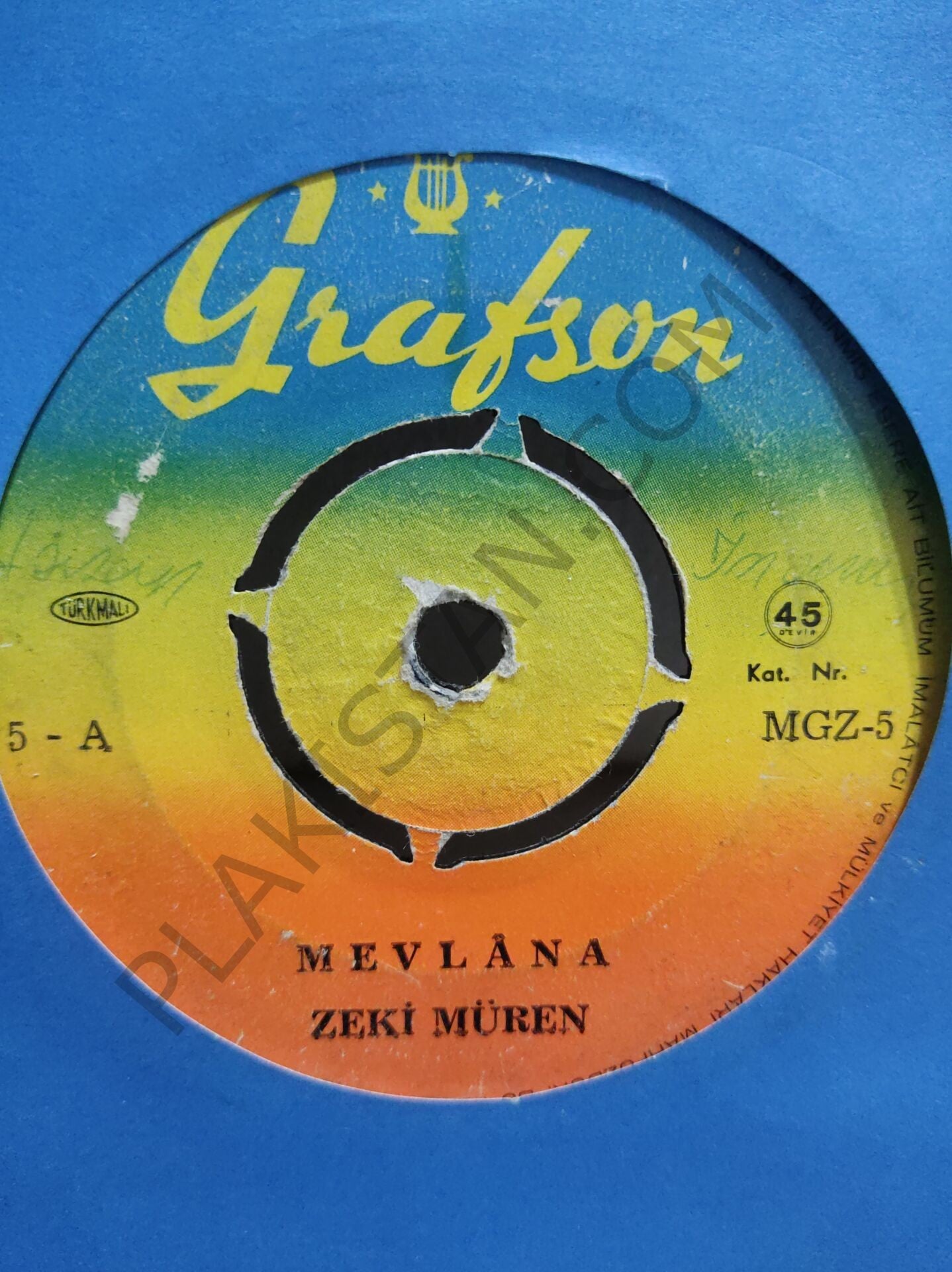 Zeki Müren Mevlana 45lik
