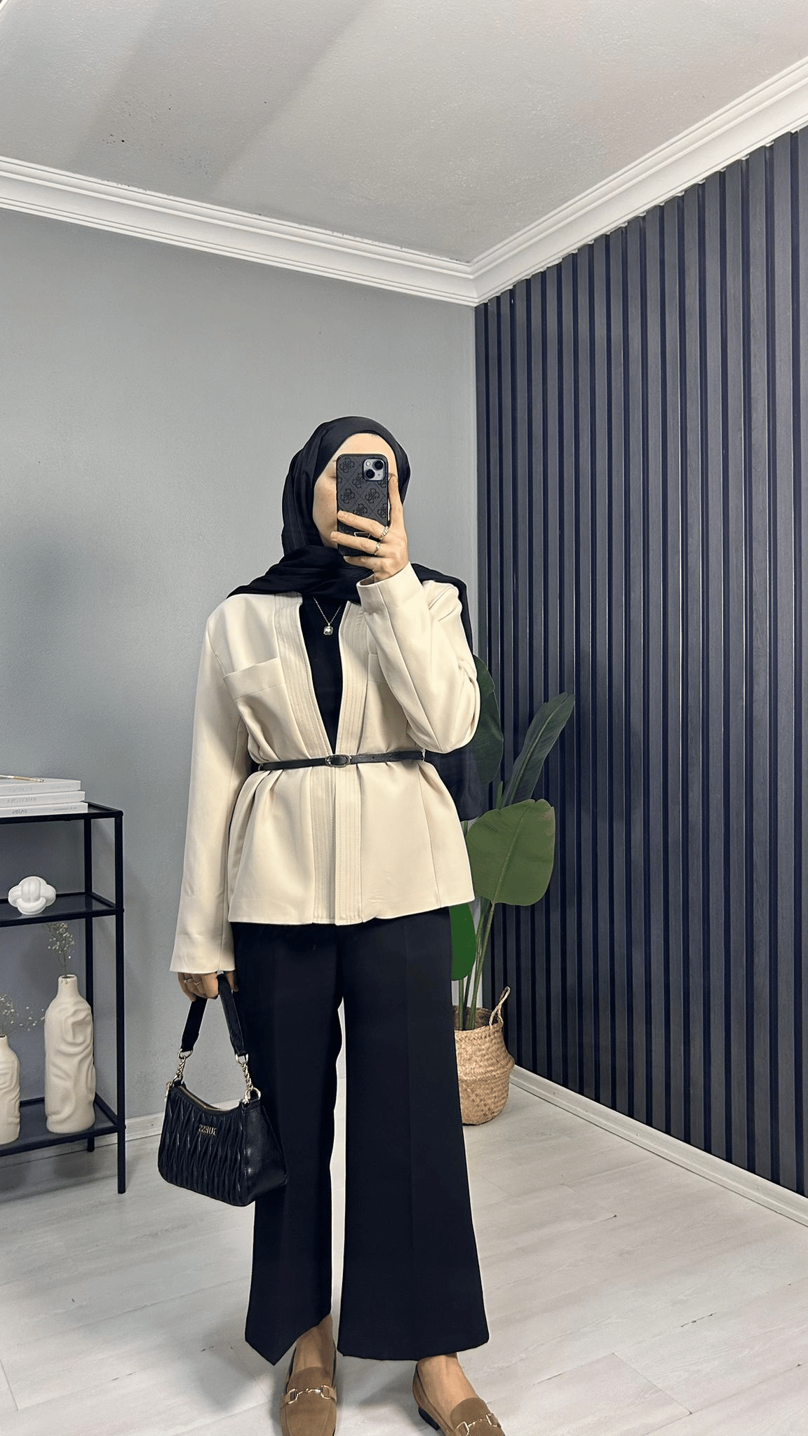 Andera Kemerli Bej Ceket