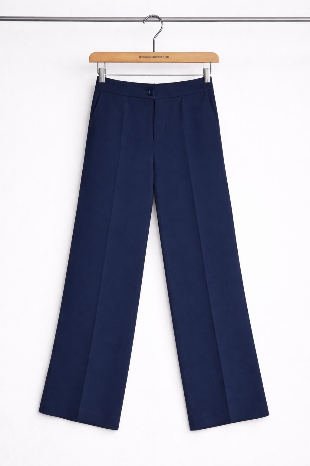 Flare Lacivert Pantolon