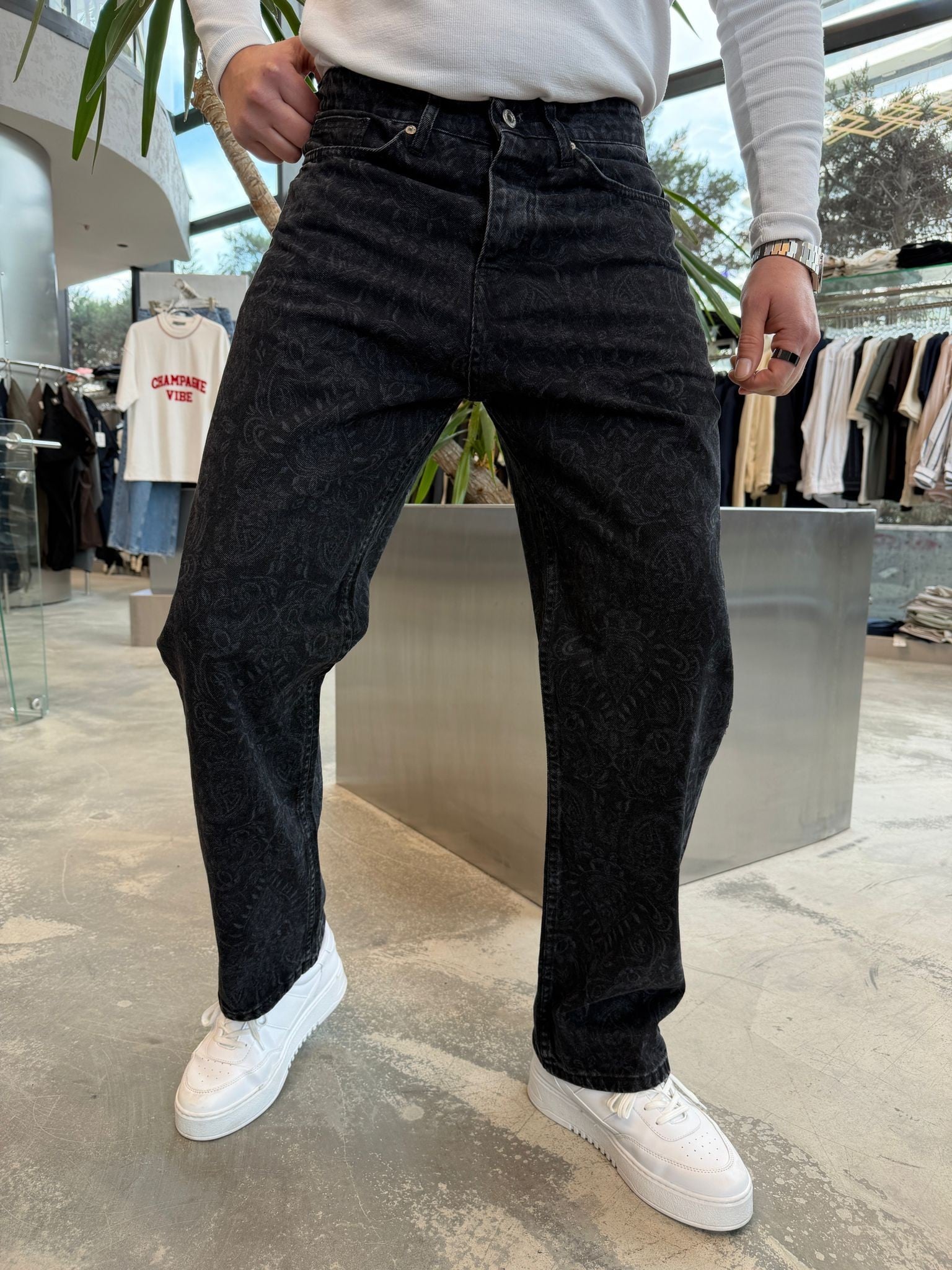 Baskılı Baggy -W650