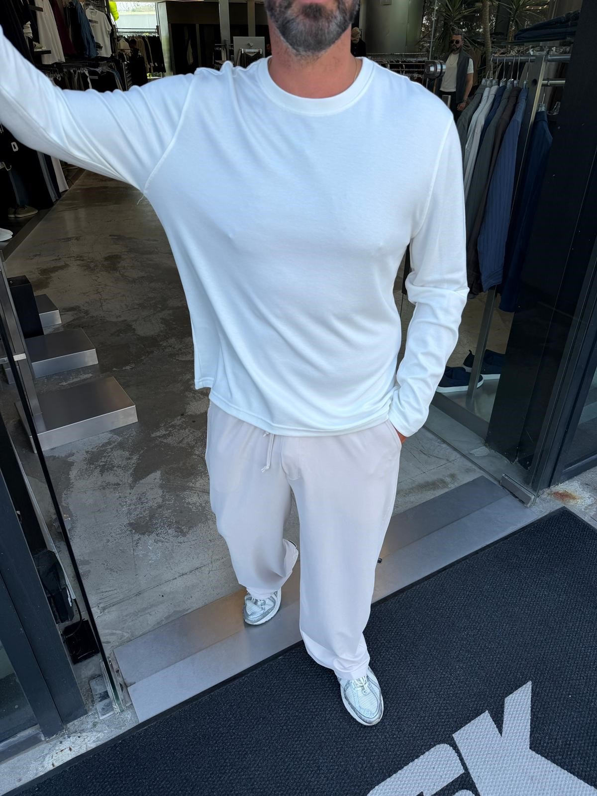 Beyaz NG Cupra Kumaş Sweat