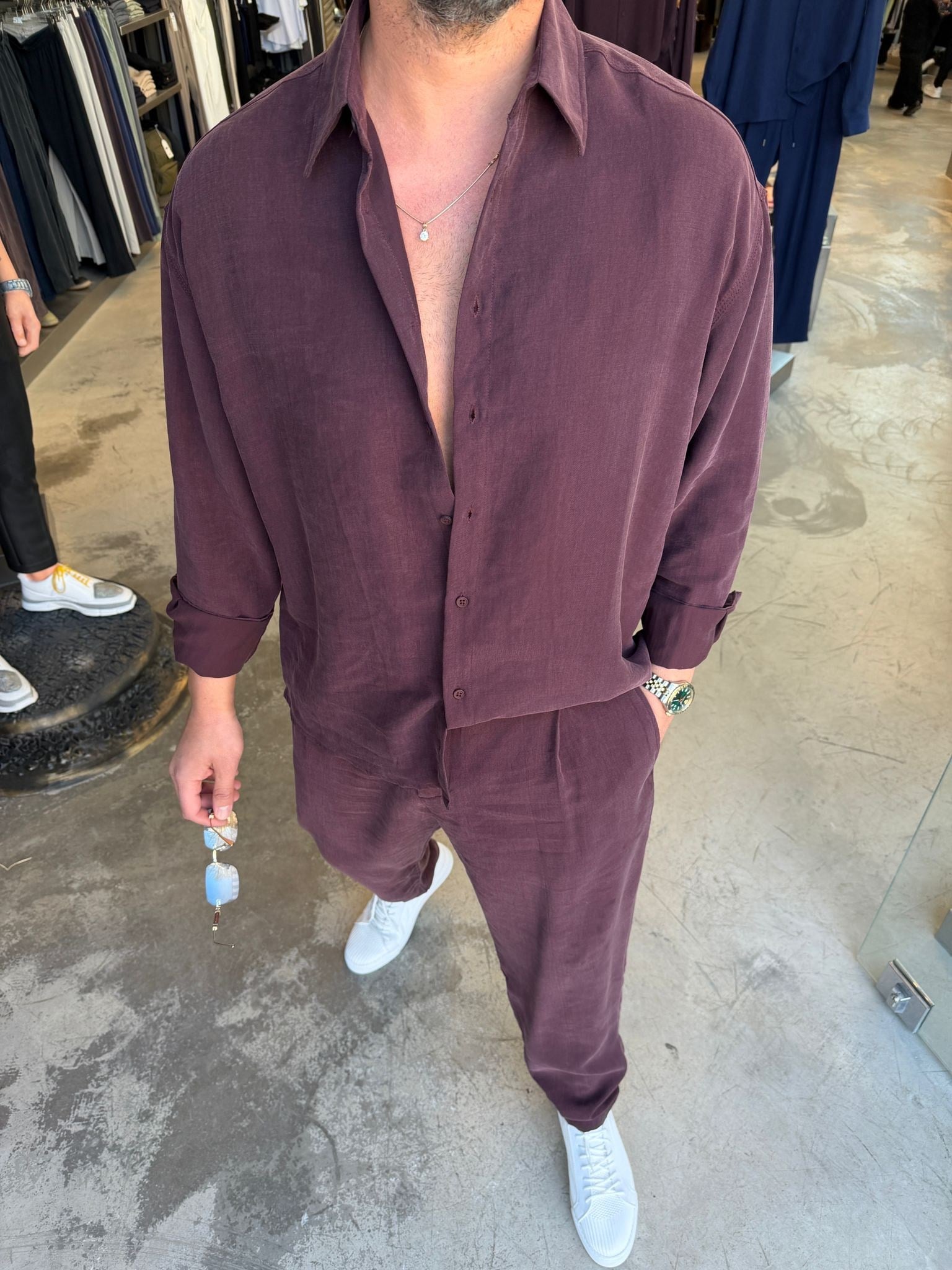 Bordo Premium NGR Modal Takım