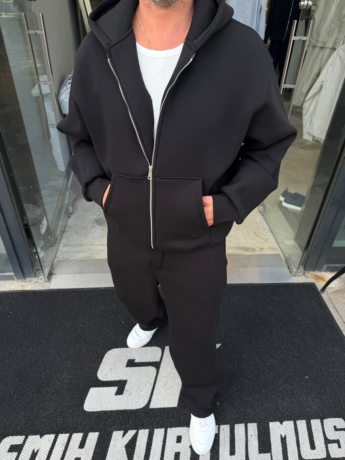 Şardonlu Oversize Basic Takım RSP1