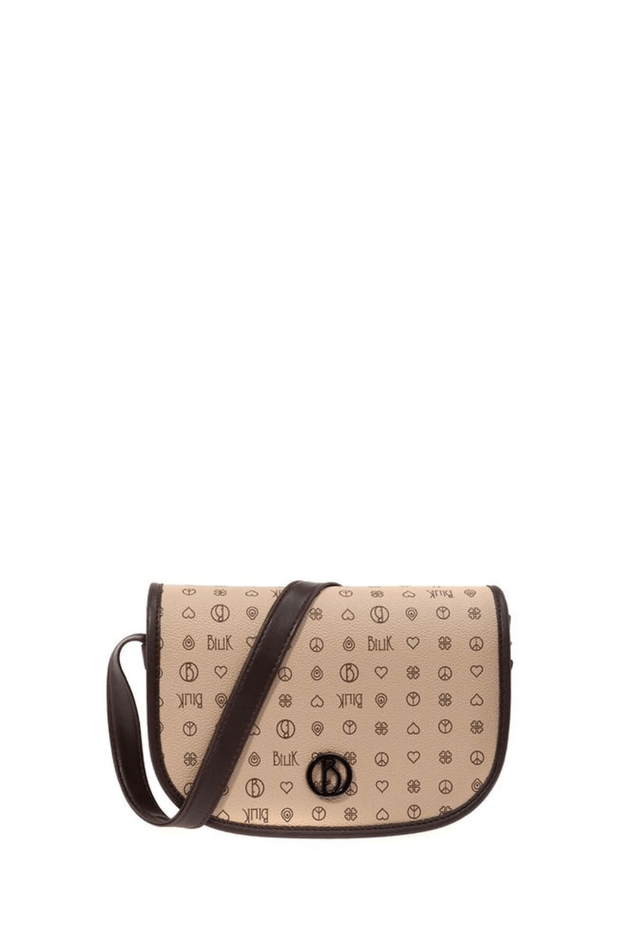 Bilik Deri Monogram Kadın Çapraz Askılı Çanta