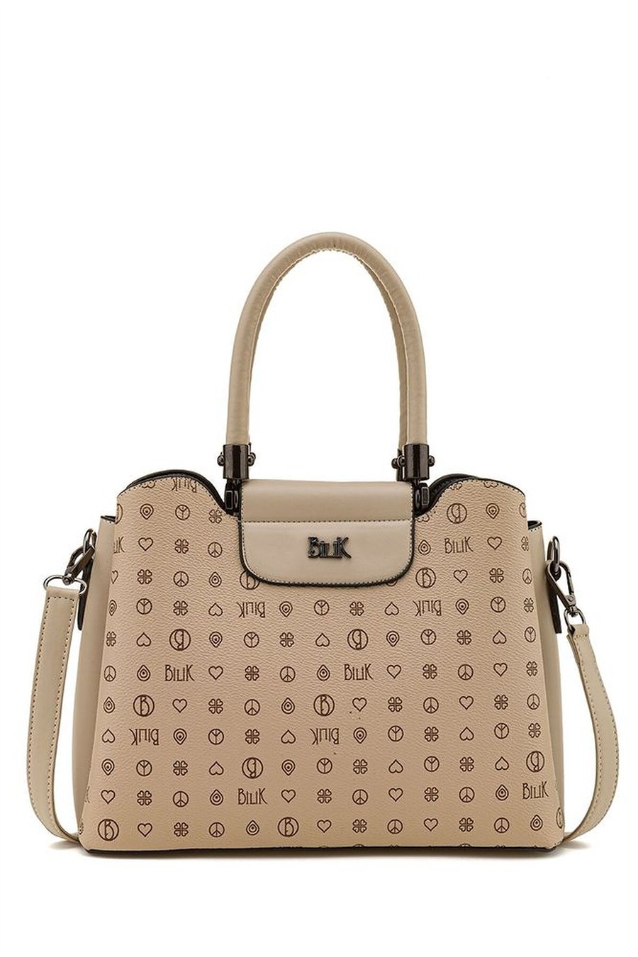 Bilik Deri Monogram Kadın El Çantası