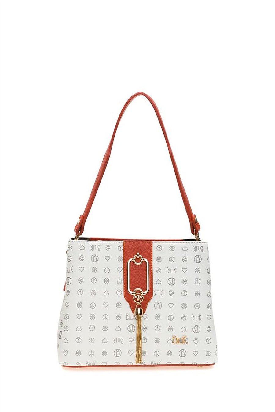 Bilik Deri Monogram Kadın El Çantası