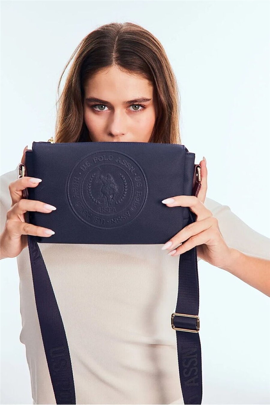 U.S. Polo Assn. Logo Detaylı Kadın Çapraz Askılı Çanta