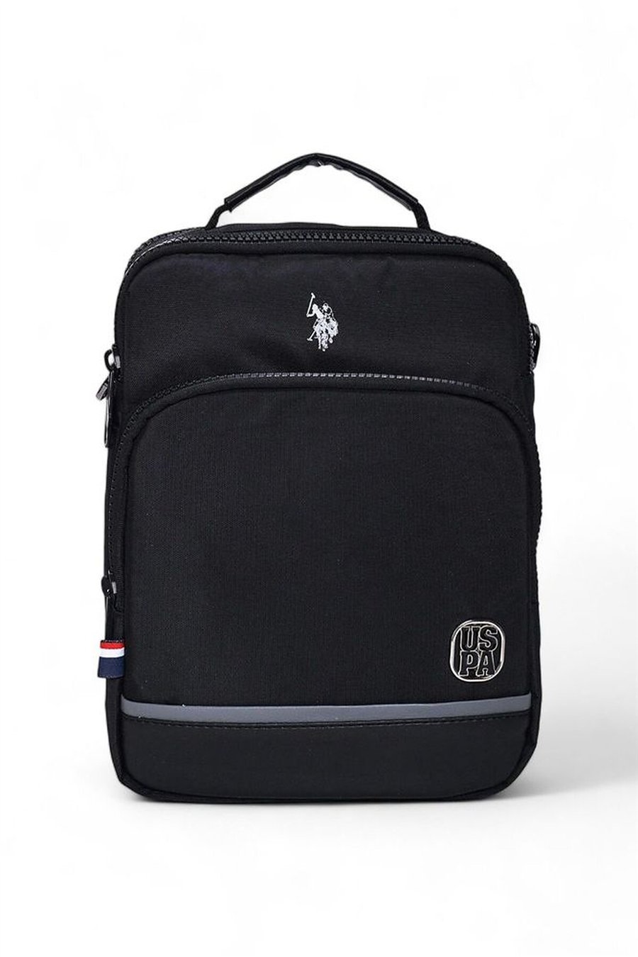 U.S. Polo Assn. Logo Detaylı Erkek Postacı Çantası