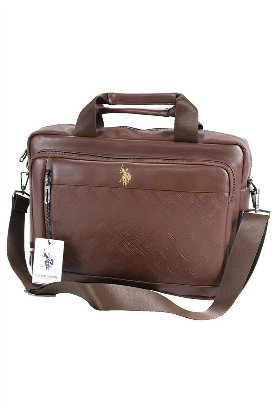 U.S. Polo Assn. Logo Detaylı Erkek Laptop & Evrak Çantası