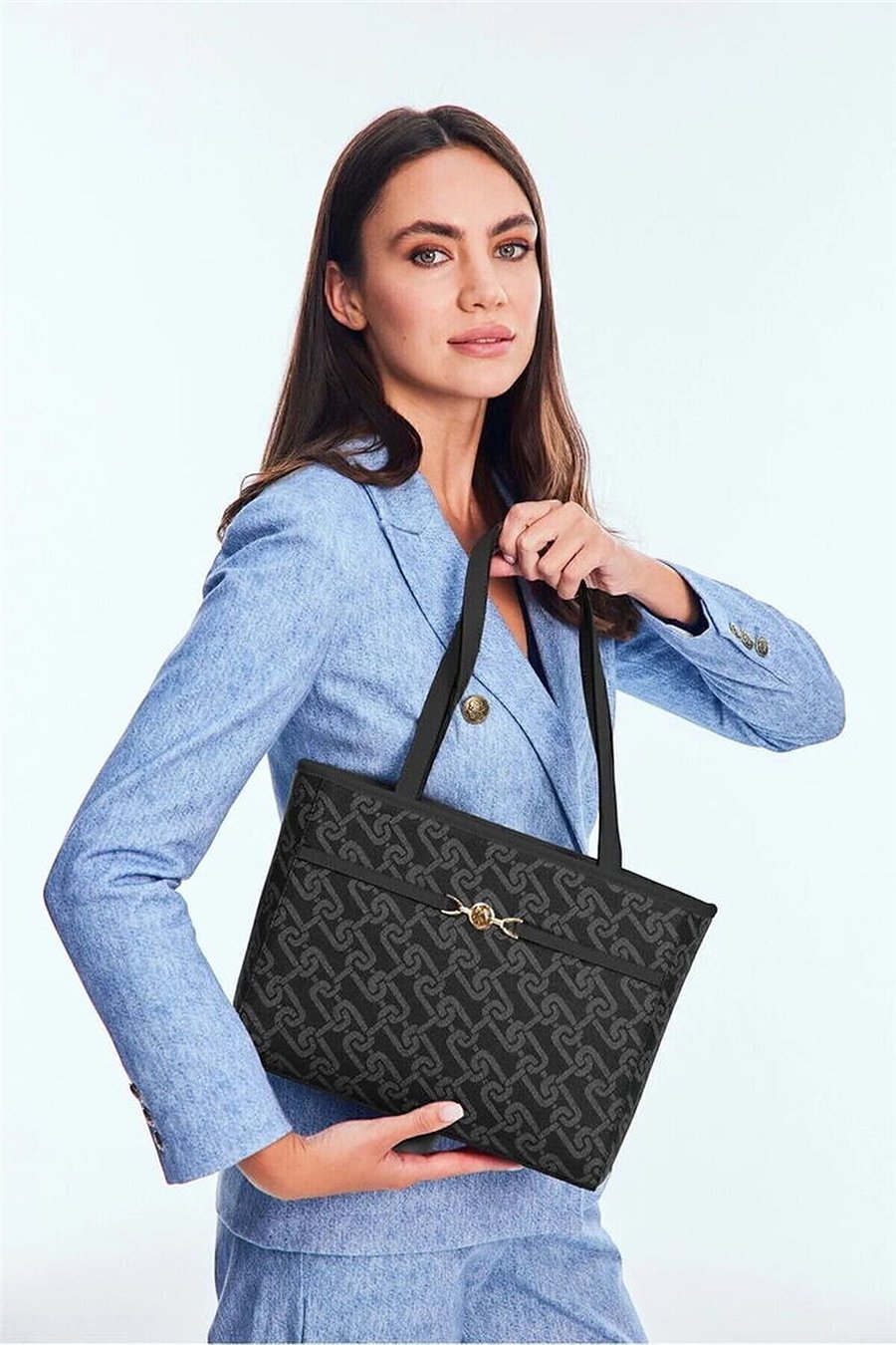 U.S. Polo Assn. Logo Detaylı Kadın Omuz Çantası