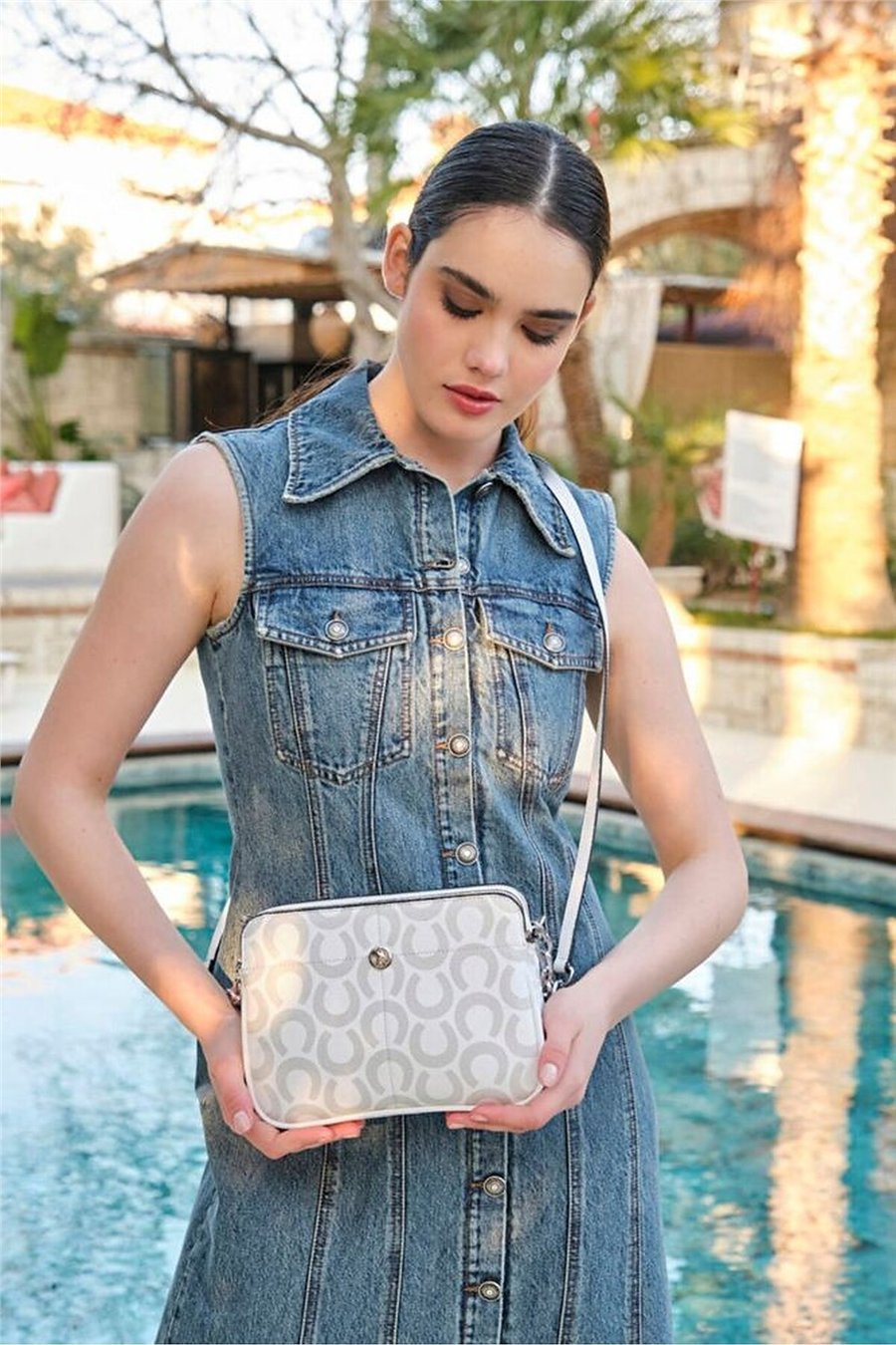 U.S. Polo Assn. Logo Detaylı Kadın Çapraz Askılı Çanta