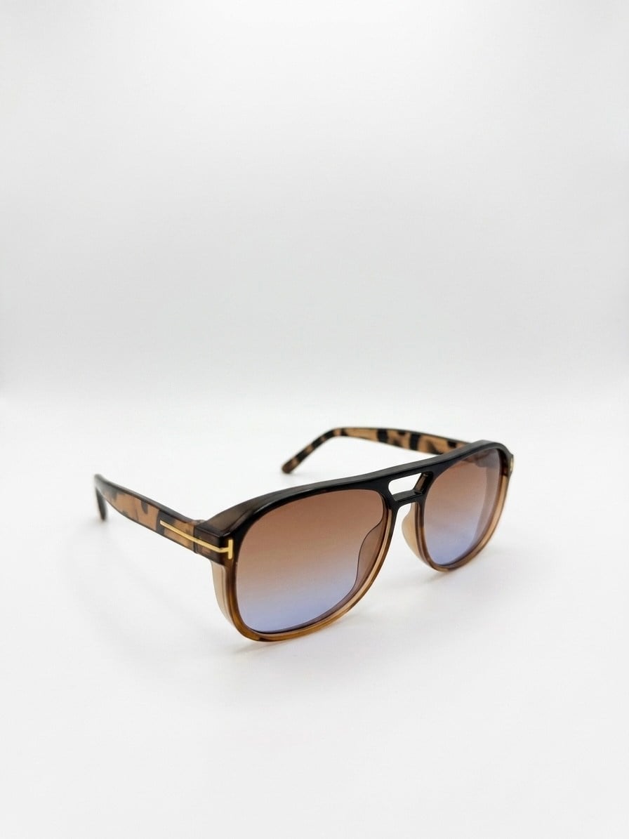 FANİ - LEOPAR ÇERÇEVE KAHVE BLUE