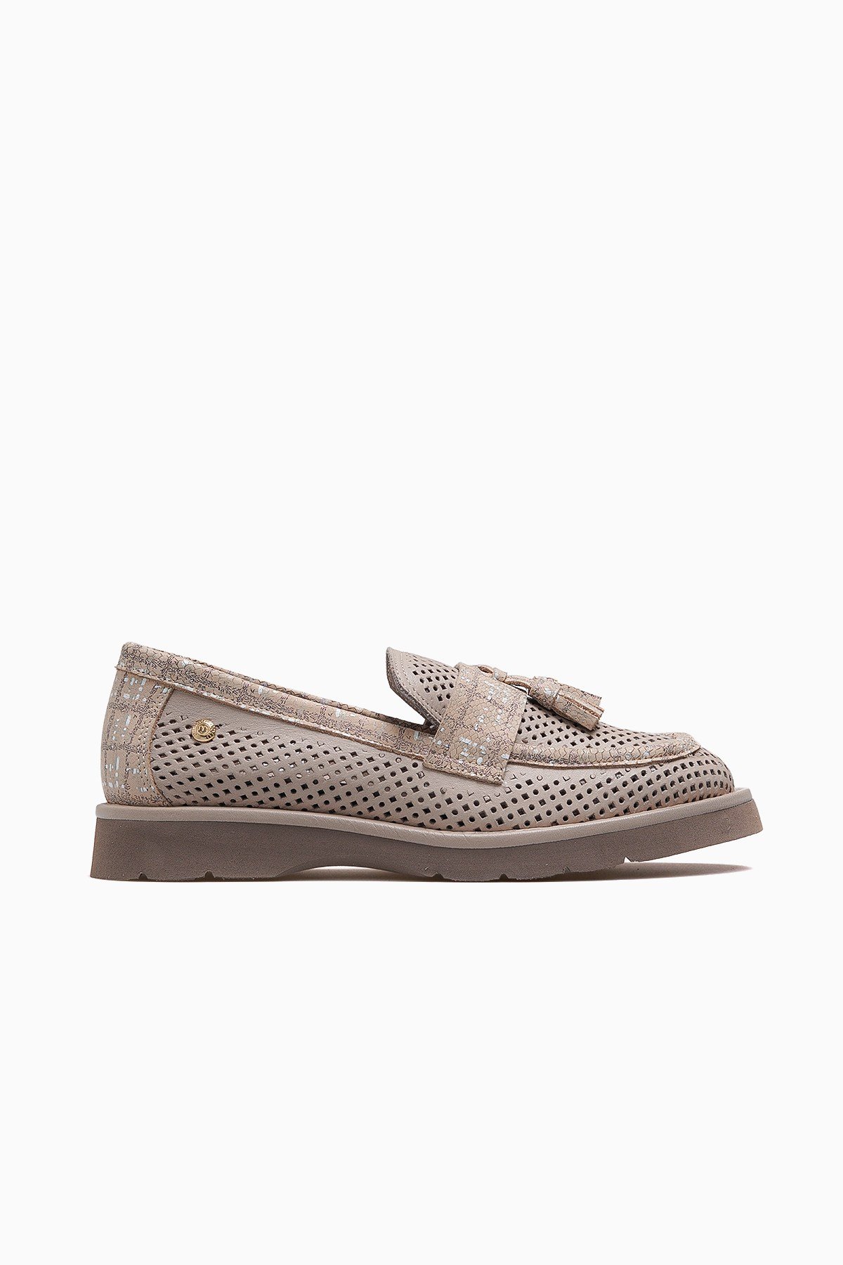 Kadın Deri Günlük Loafer Ayakkabı D26YA-3820-GÜMÜŞ