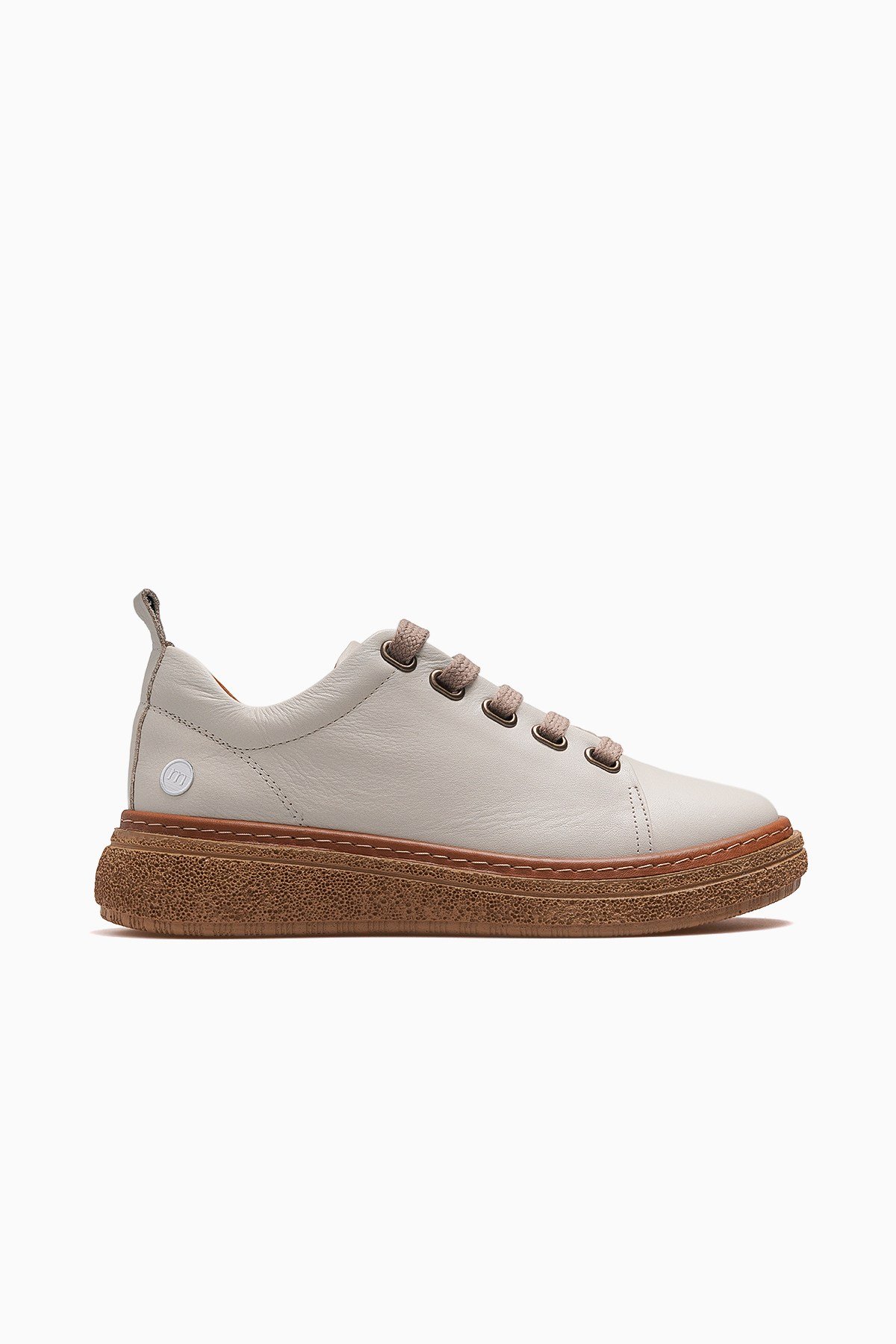Kadın Deri Günlük Sneaker Ayakkabı D26YA-7750-BEJ