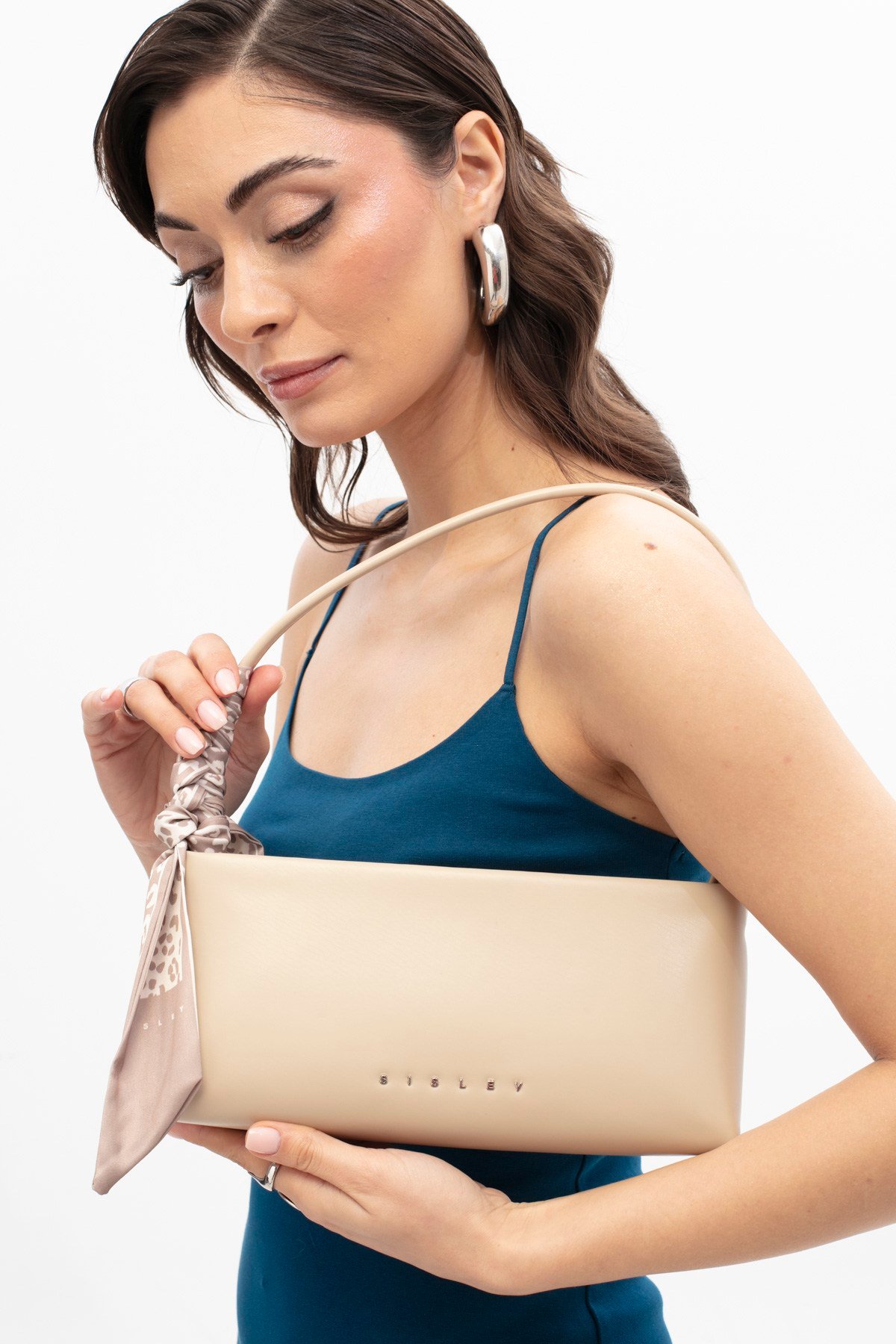Kadın El Omuz Çantası SLY-345-BEJ