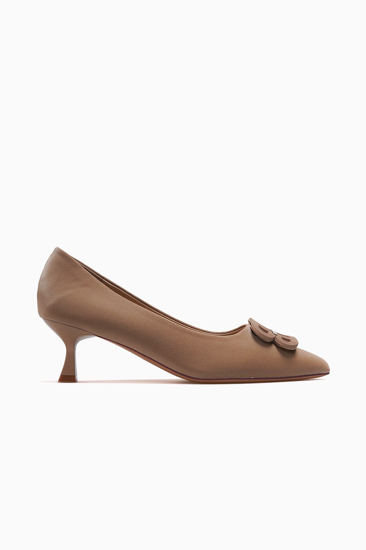 Kadın Stiletto Ayakkabı 26Y485-5-BEJ