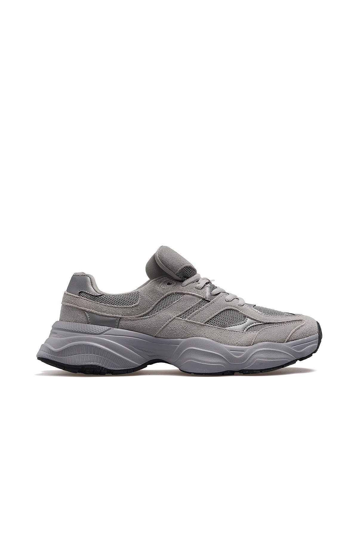 Mark Erkek Deri Sneaker Spor Ayakkabı 112230240 M-GRİ