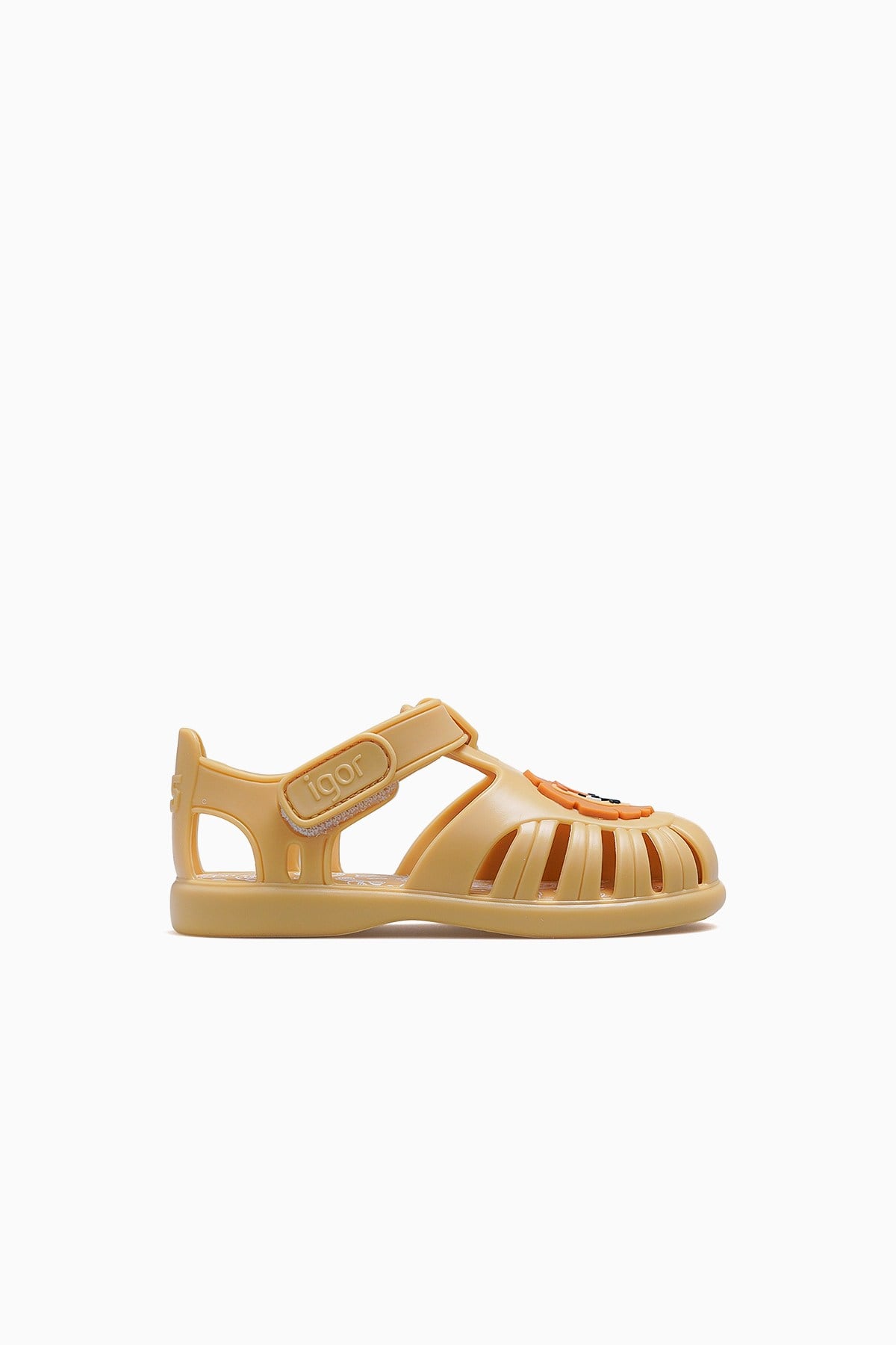 Tobby Leon Unisex Kaymaz Taban Çocuk Sandalet S10372-SARI
