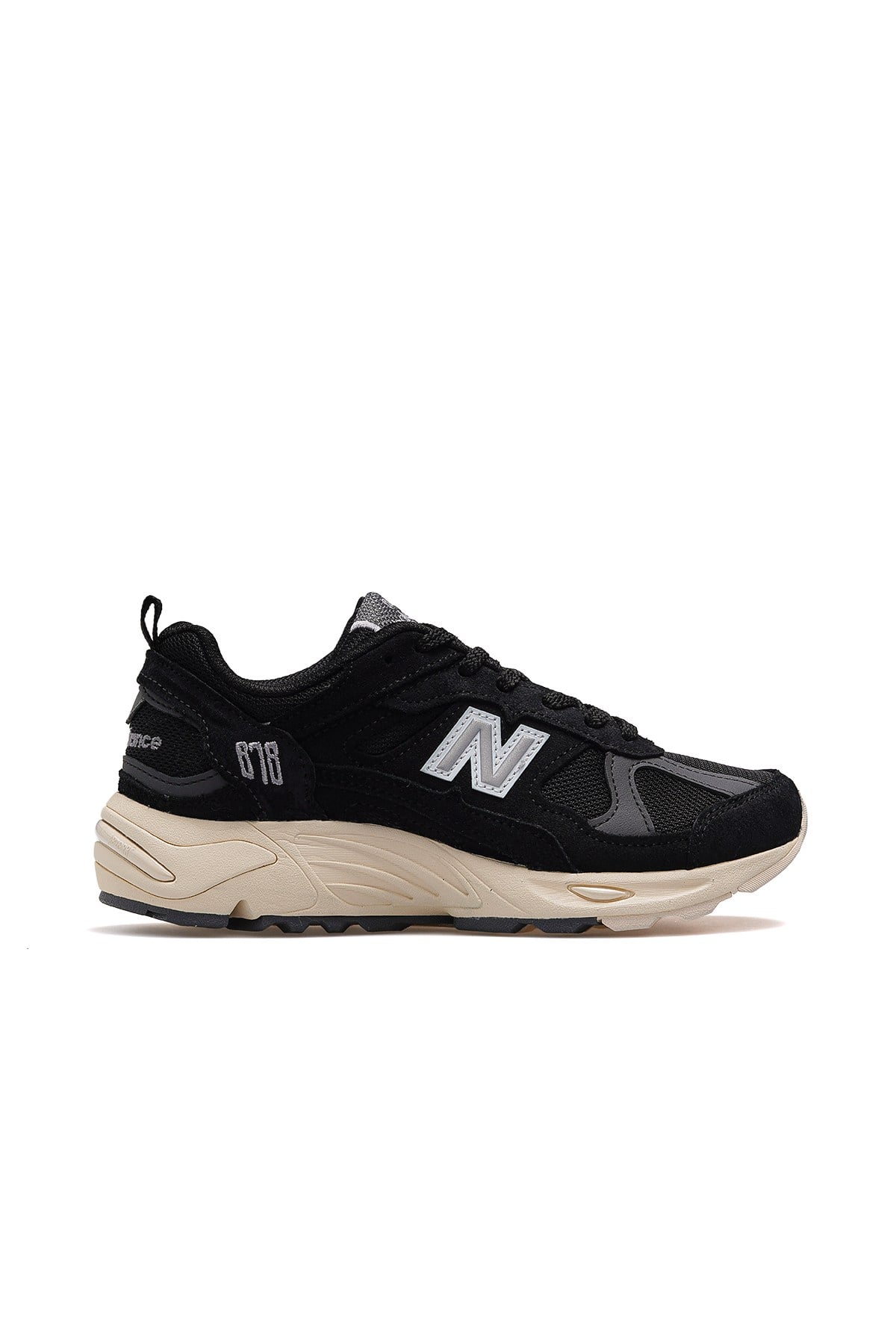 Unisex Sneaker Spor Ayakkabı NB878-SİYAH/BEJ