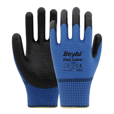 BEYBİ PN5 Mavi Zebra Eldiven NO:10