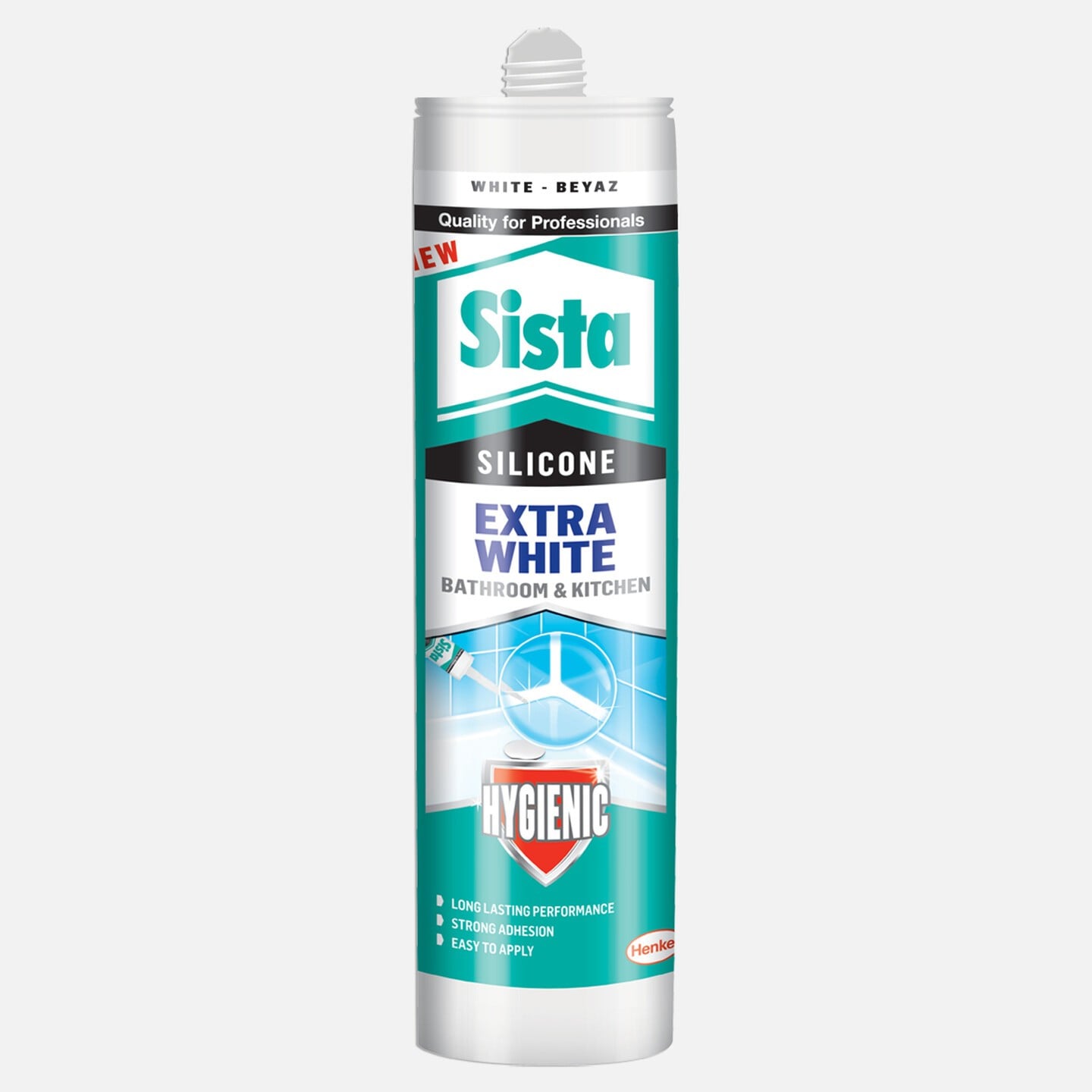 SİSTA Extra Duşakabin Silikonu Beyaz 280 ML
