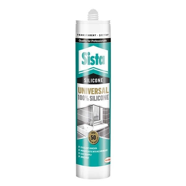 SİSTA Universal Silikon Şeffaf 280ML
