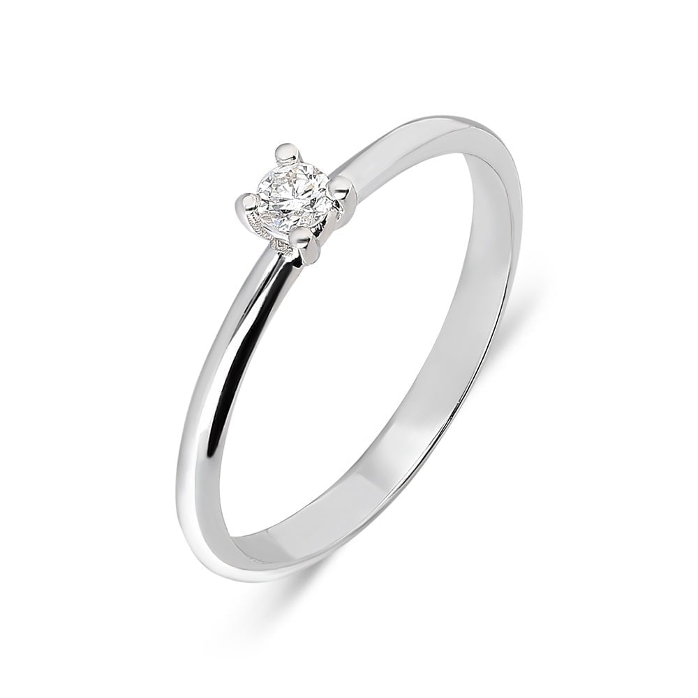 0.30 Ct Tektaş Yüzük