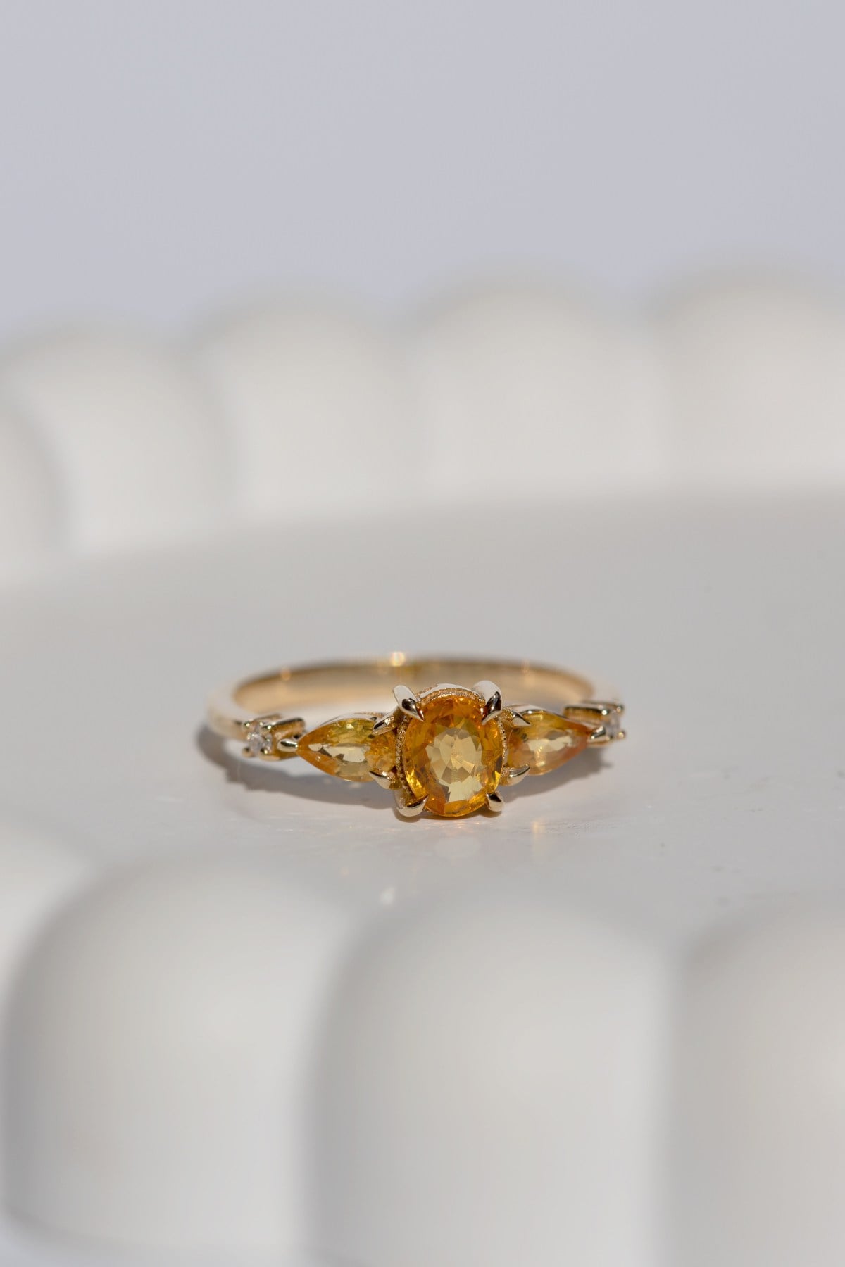 Orange Safir Yüzük