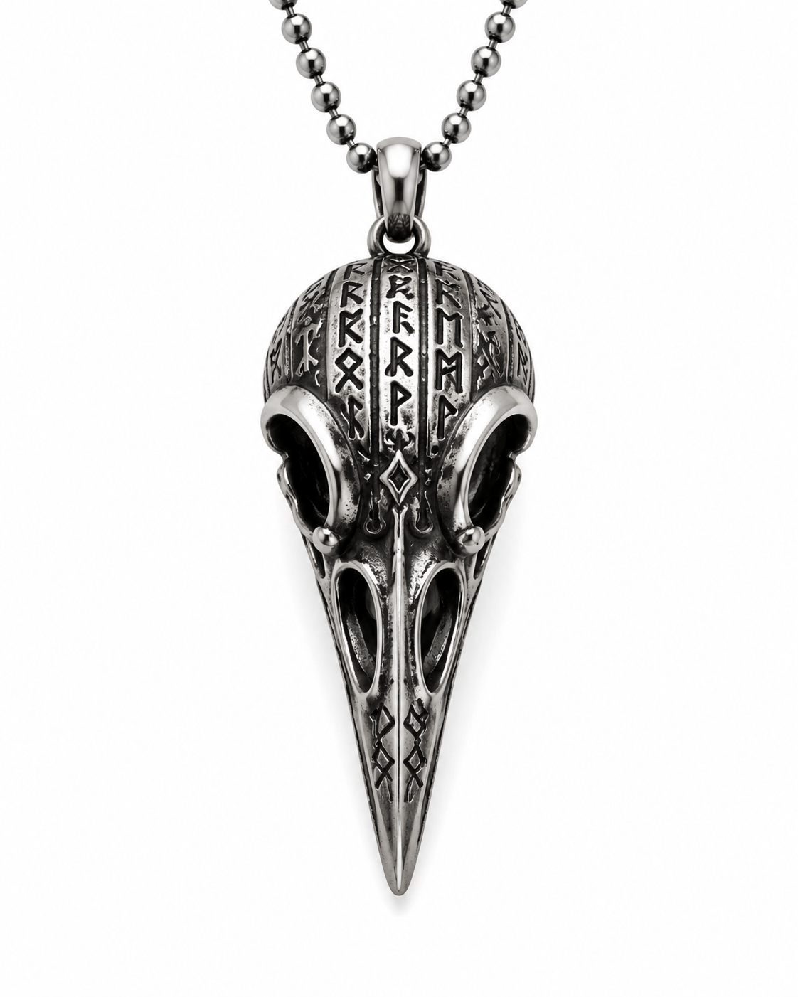 Raven Skull Kolye 