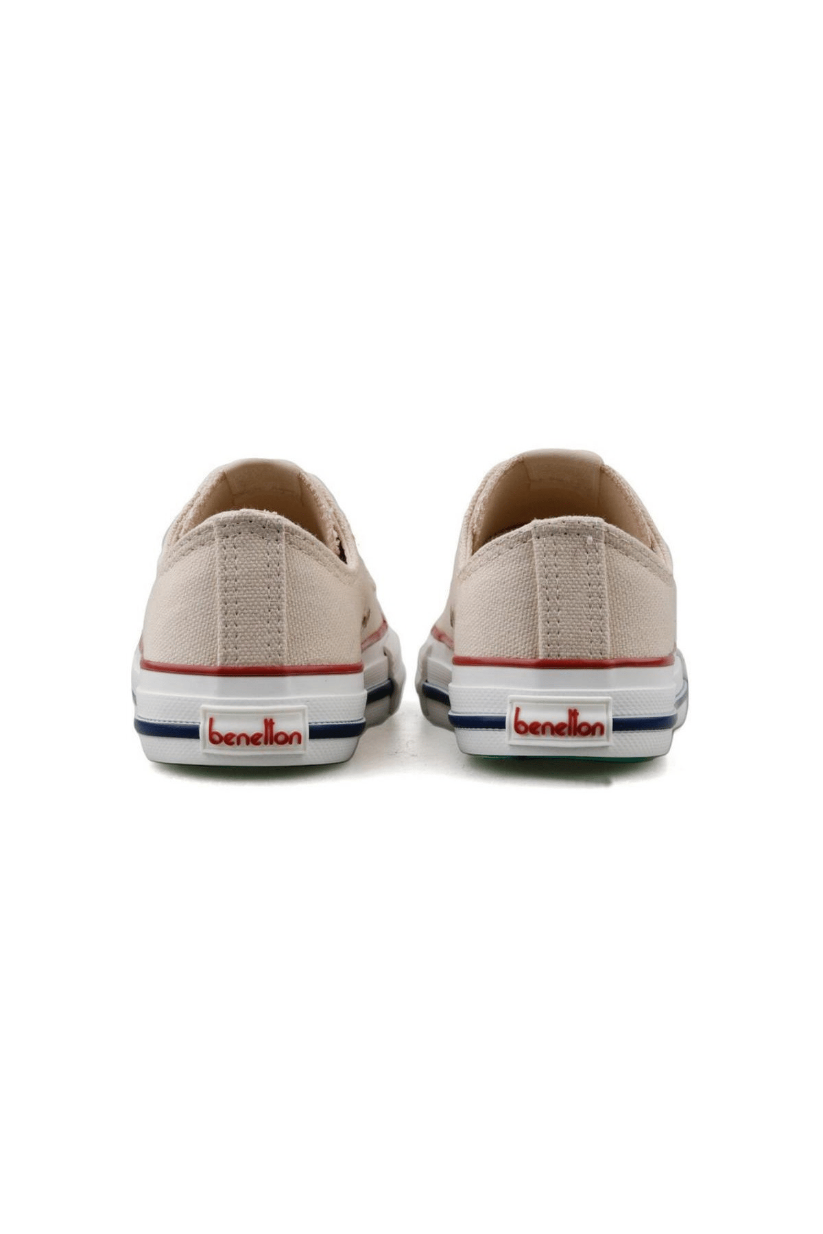 Benetton Çocuk Bağcıklı Bej Keten Ayakkabı BN30685-03