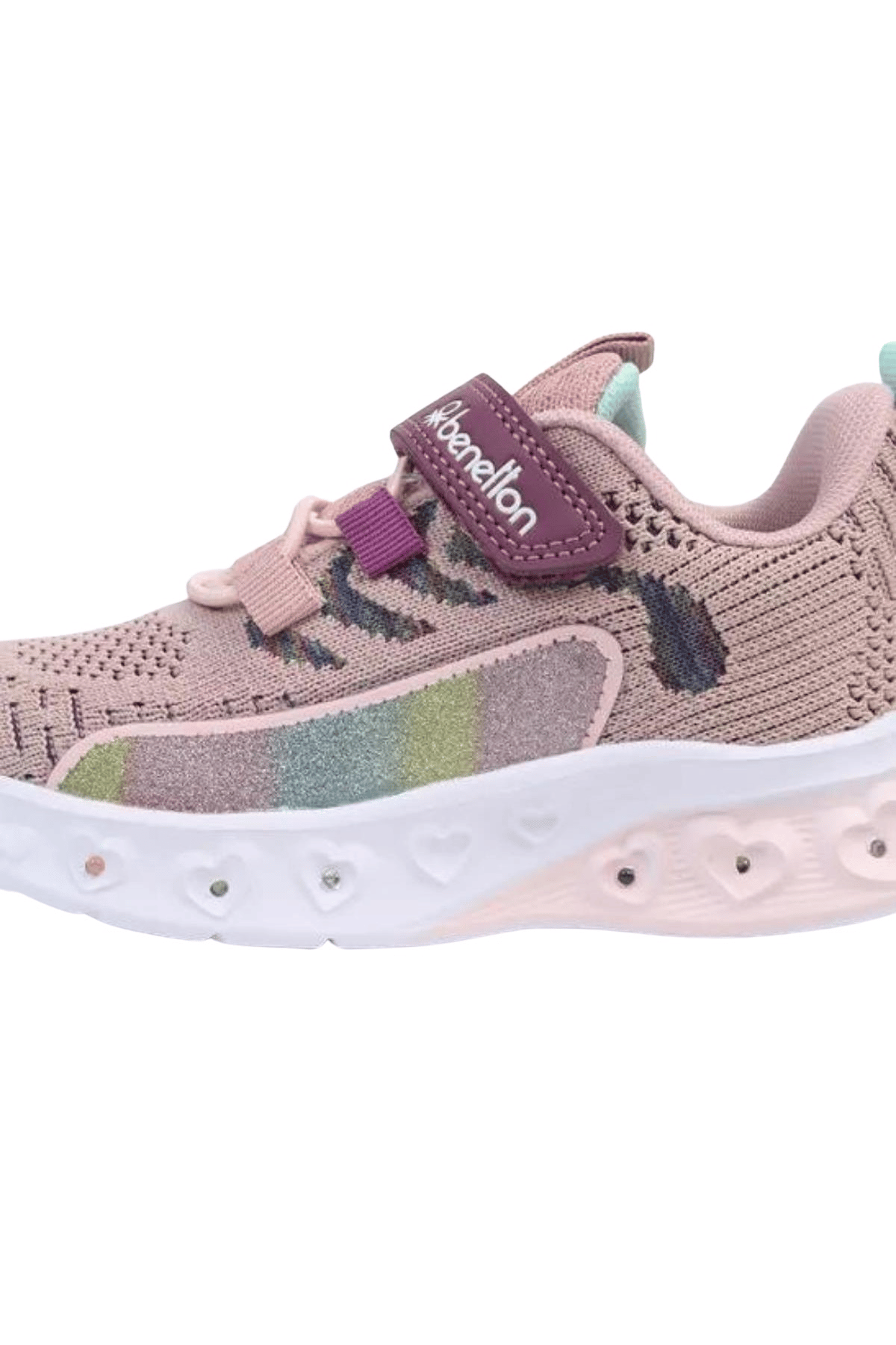 Benetton Kız Çocuk Pudra Işıklı Spor Ayakkabı BNI10124-01