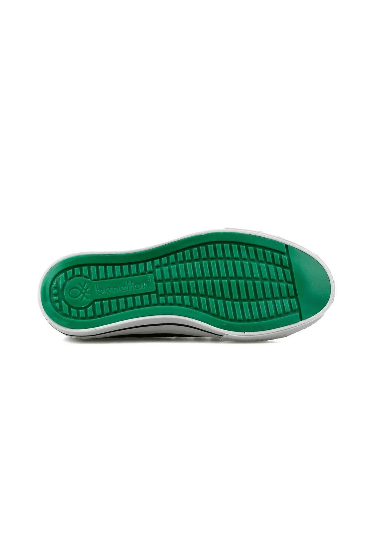 Benetton Unisex Bağcıklı Yeşil Keten Ayakkabı BN30196