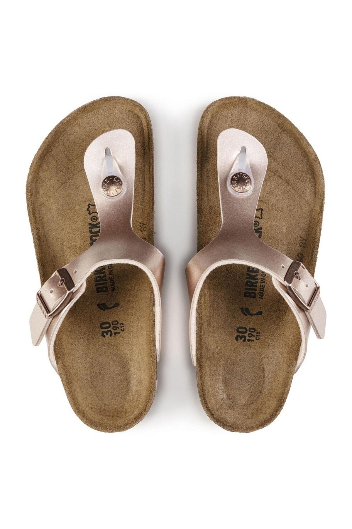Birkenstock Gizeh Kız Çocuk Bronz Mantar Tabanlı Terlik 1012526